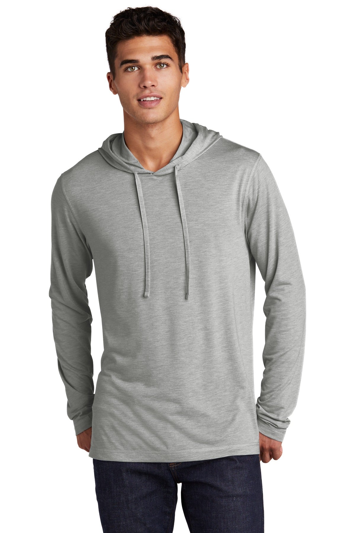 Sport-Tek PosiCharge Tri-Blend Wicking Long Sleeve Hoodie ST406