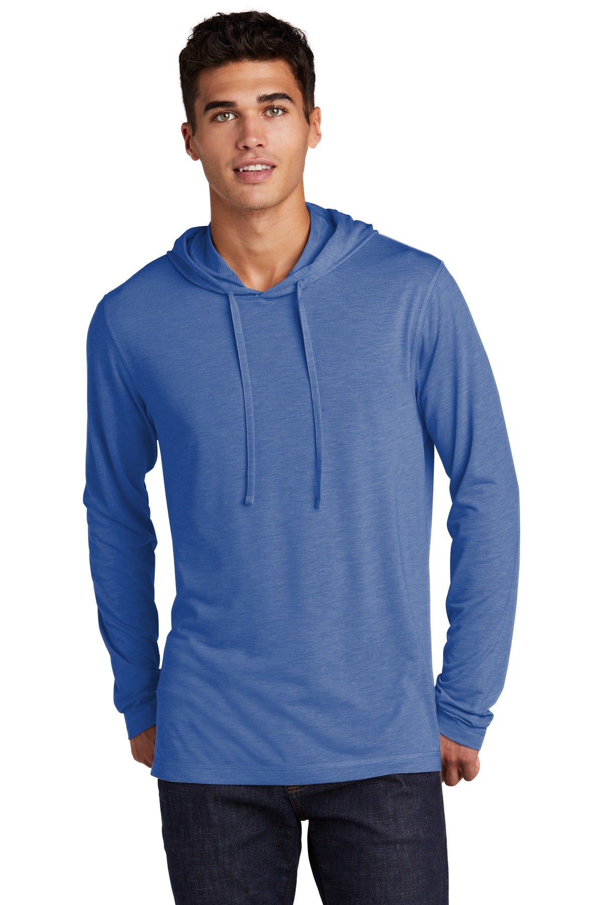 Sport-Tek PosiCharge Tri-Blend Wicking Long Sleeve Hoodie ST406