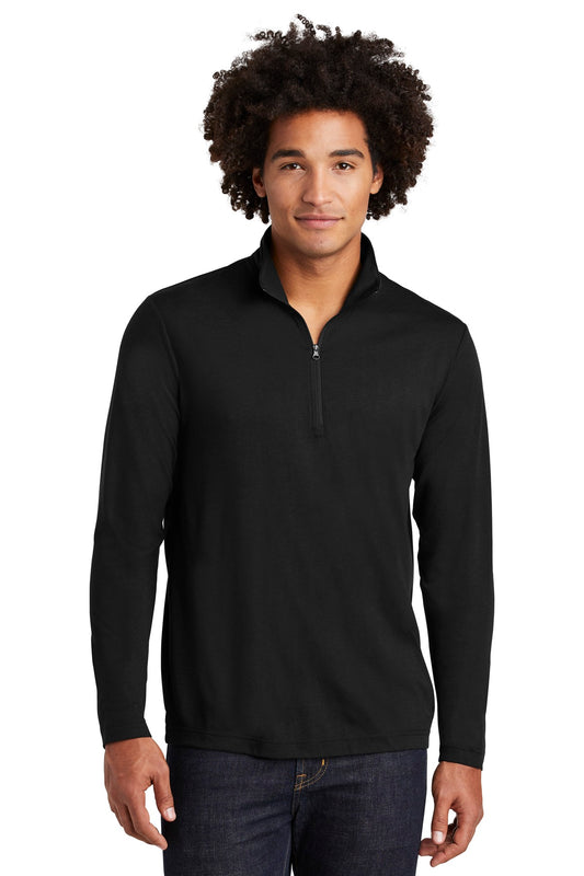 Sport-Tek PosiCharge Tri-Blend Wicking 1/4-Zip Pullover. ST407