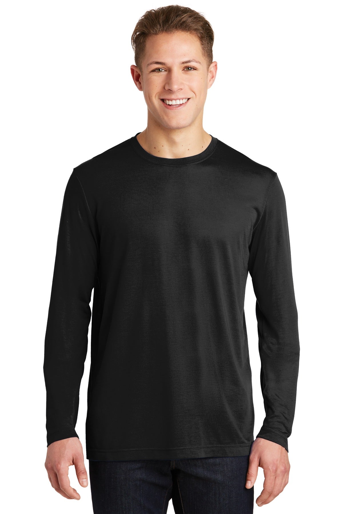 Sport-Tek Long Sleeve PosiCharge Competitor Cotton Touch™ Tee. ST450LS