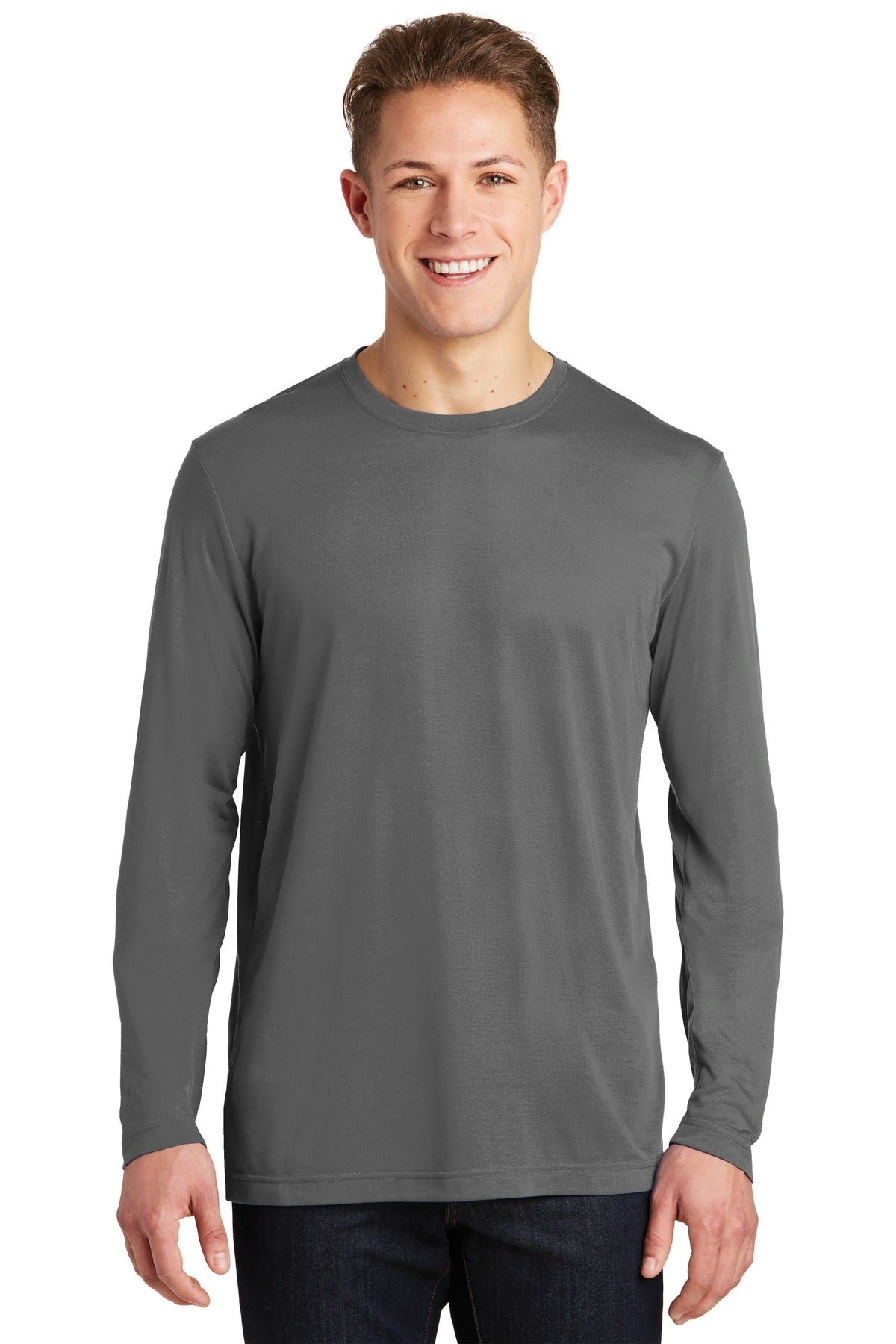 Sport-Tek Long Sleeve PosiCharge Competitor Cotton Touch™ Tee. ST450LS