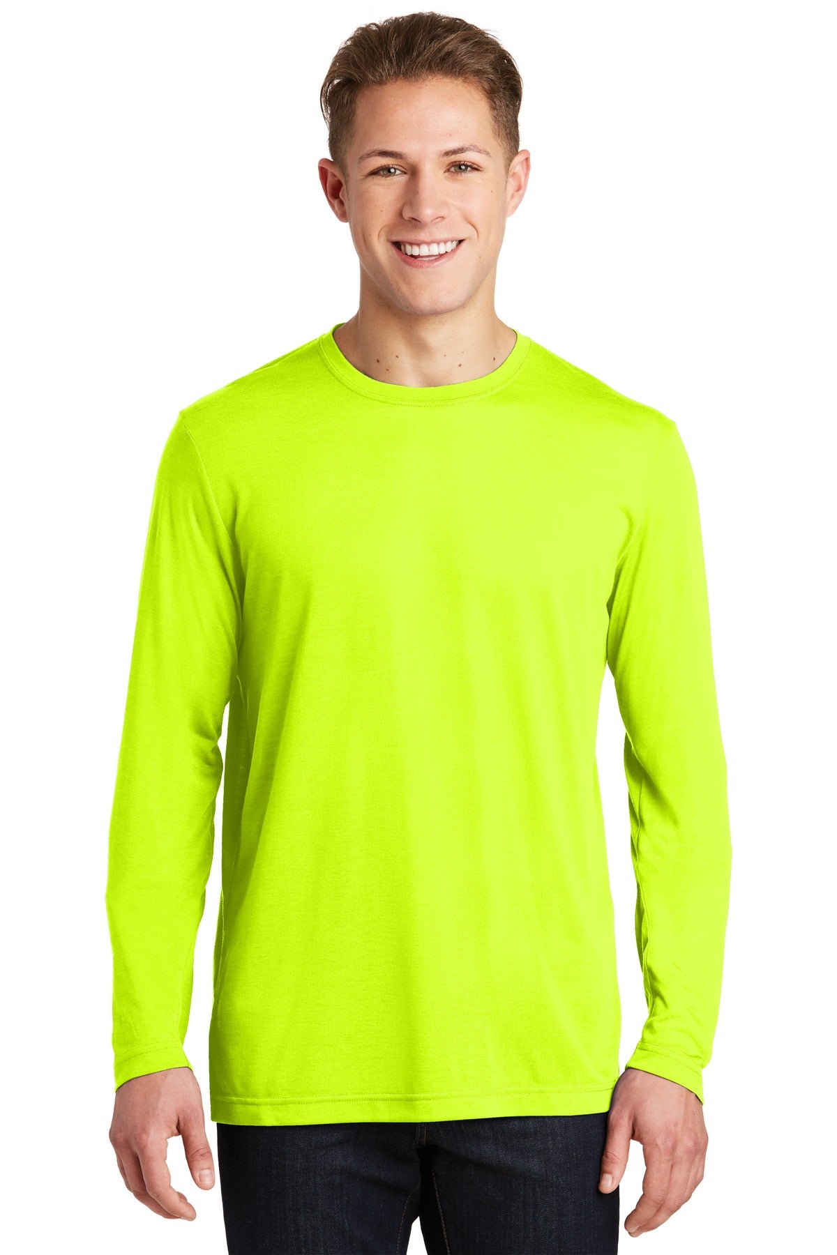 Sport-Tek Long Sleeve PosiCharge Competitor Cotton Touch™ Tee. ST450LS