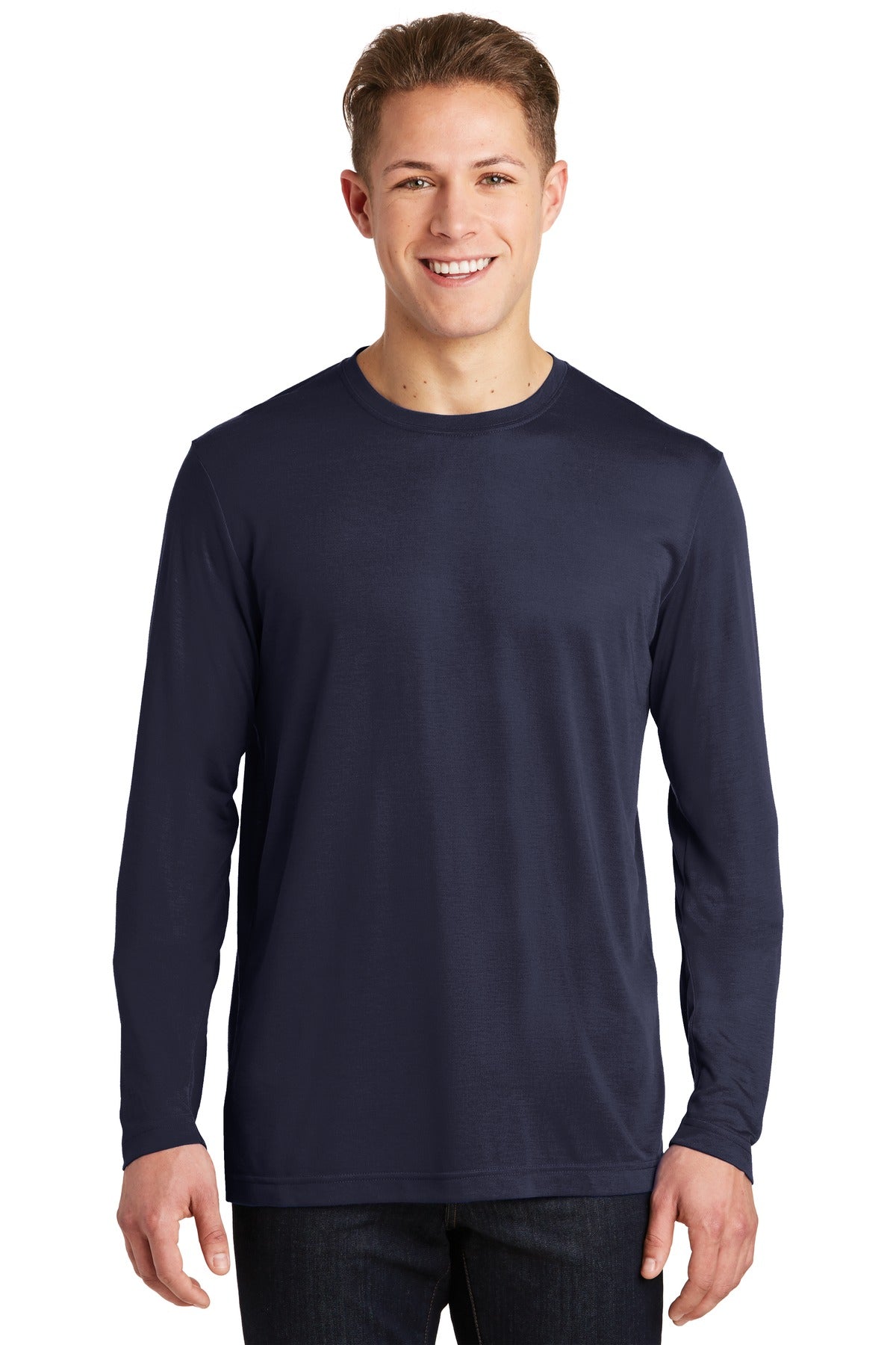 Sport-Tek Long Sleeve PosiCharge Competitor Cotton Touch™ Tee. ST450LS