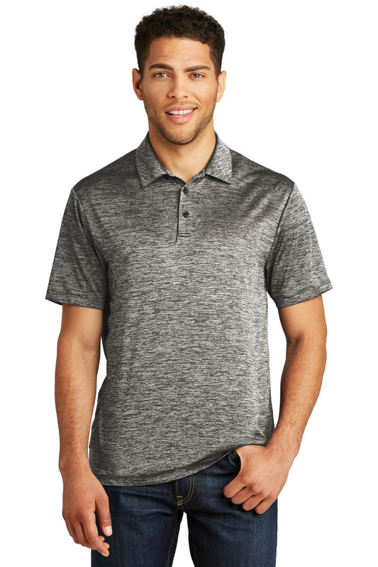 Sport-Tek PosiCharge Electric Heather Polo. ST590