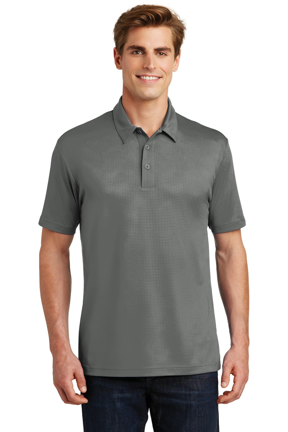 Sport-Tek Embossed PosiCharge Tough Polo. ST630