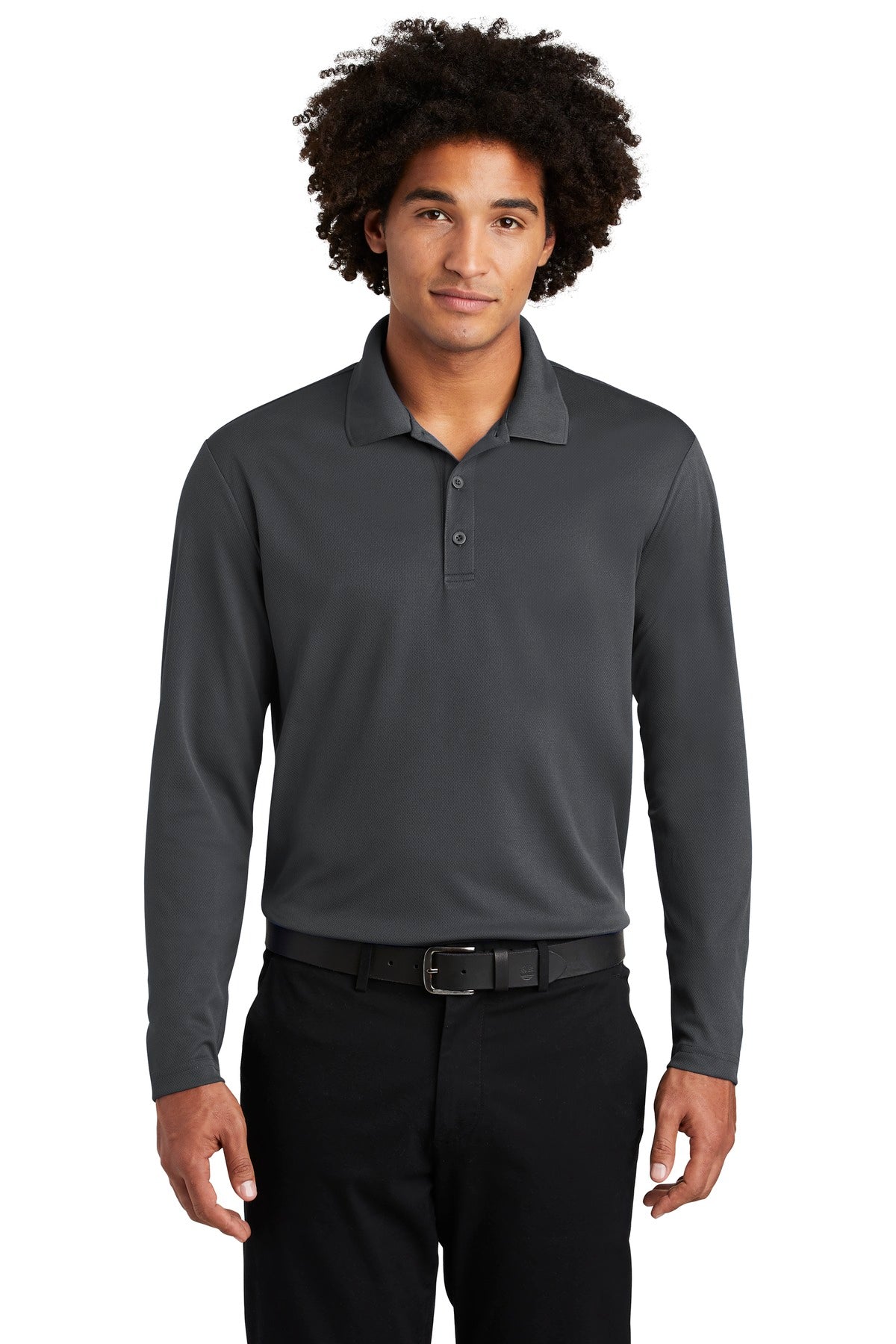 Sport-Tek PosiCharge RacerMesh Long Sleeve Polo. ST640LS