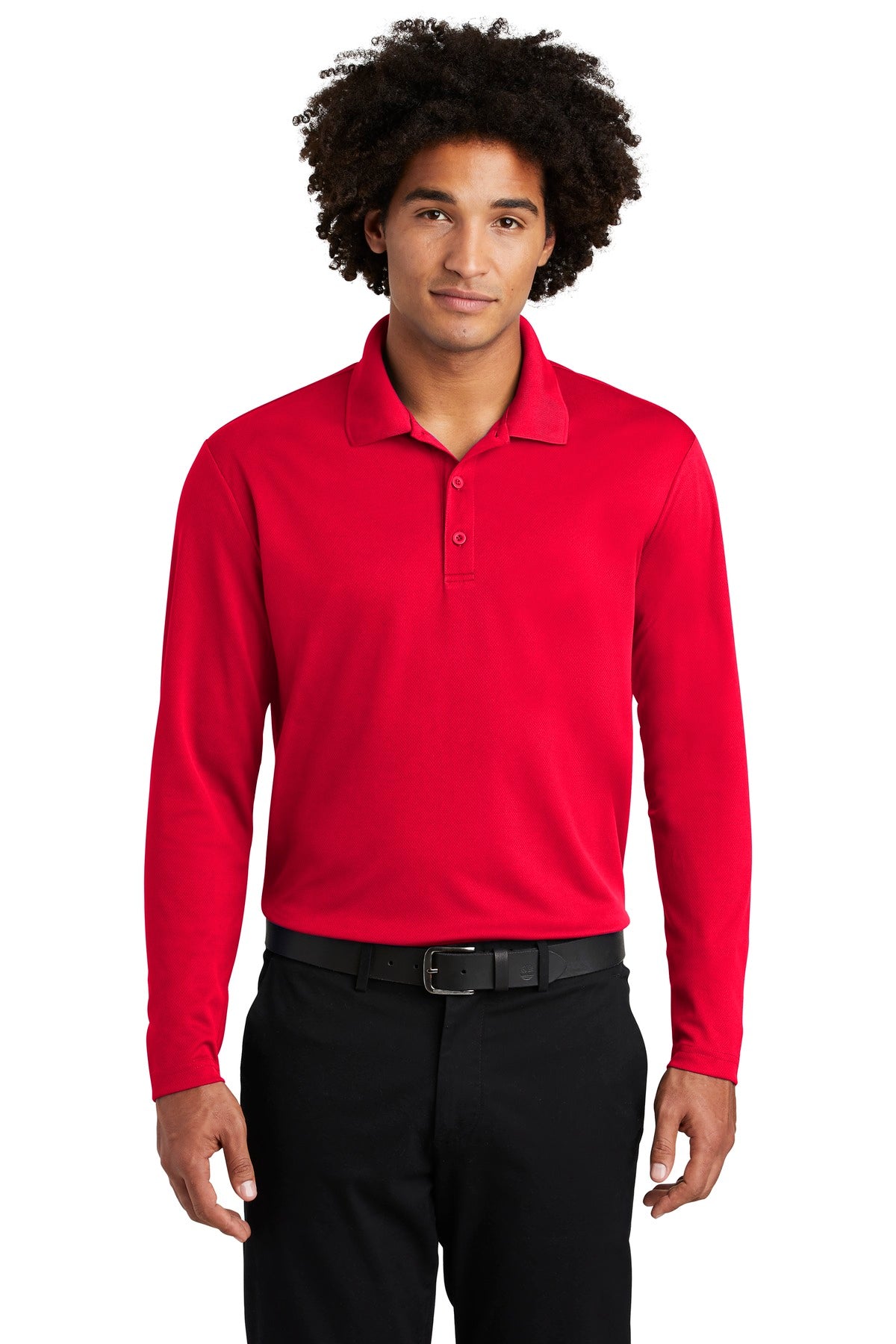 Sport-Tek PosiCharge RacerMesh Long Sleeve Polo. ST640LS