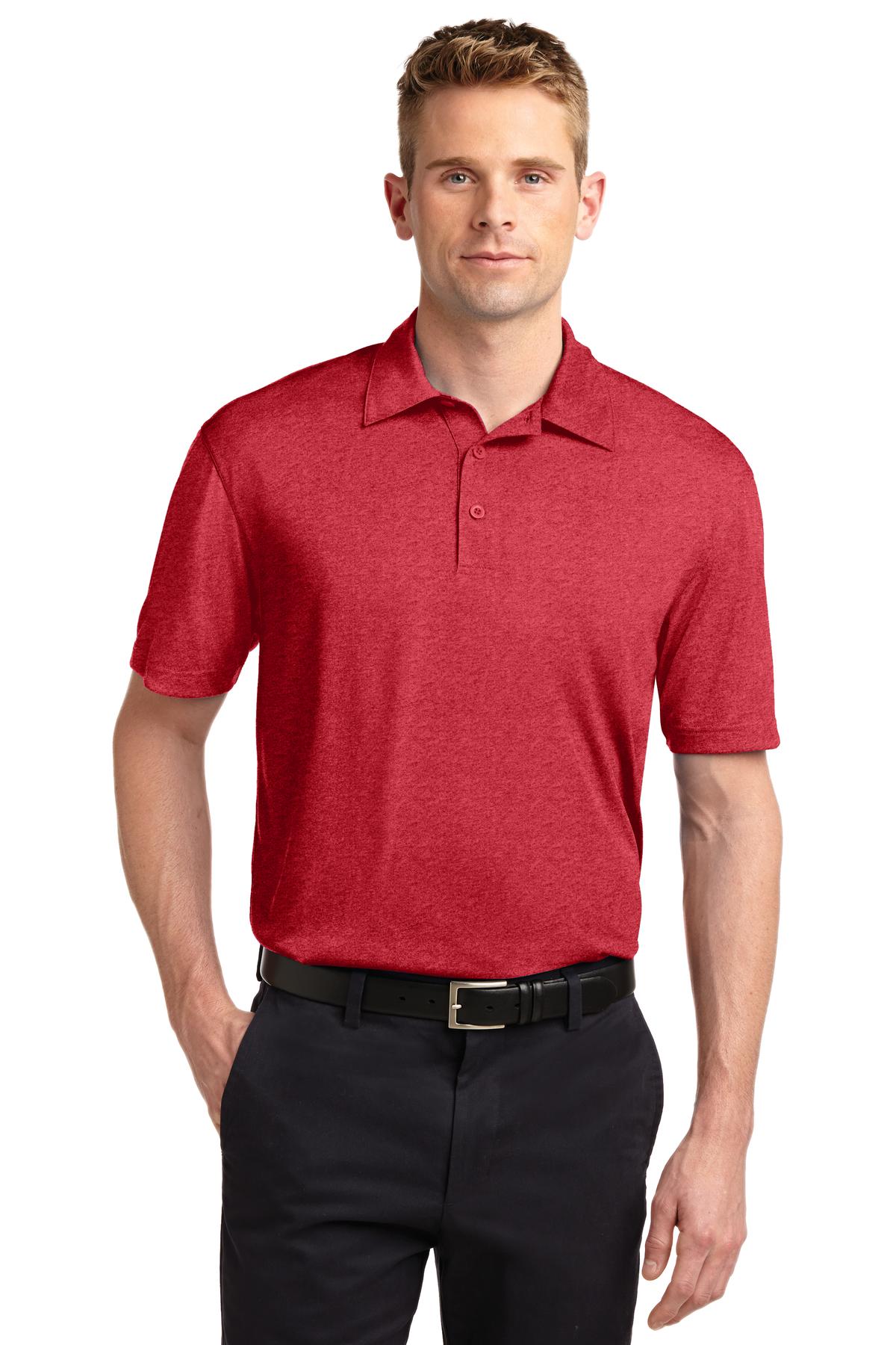 Sport-Tek Heather Contender Polo. ST660