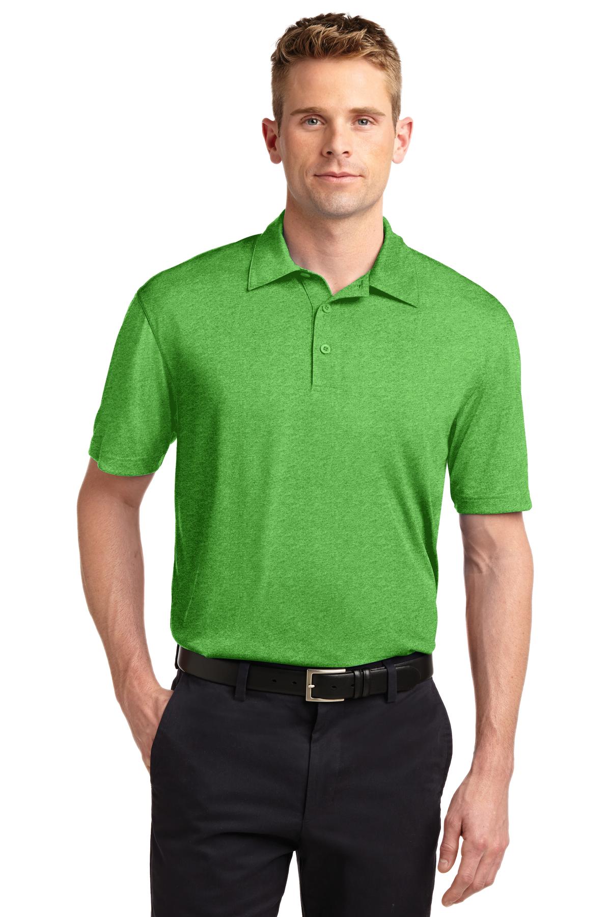 Sport-Tek Heather Contender Polo. ST660