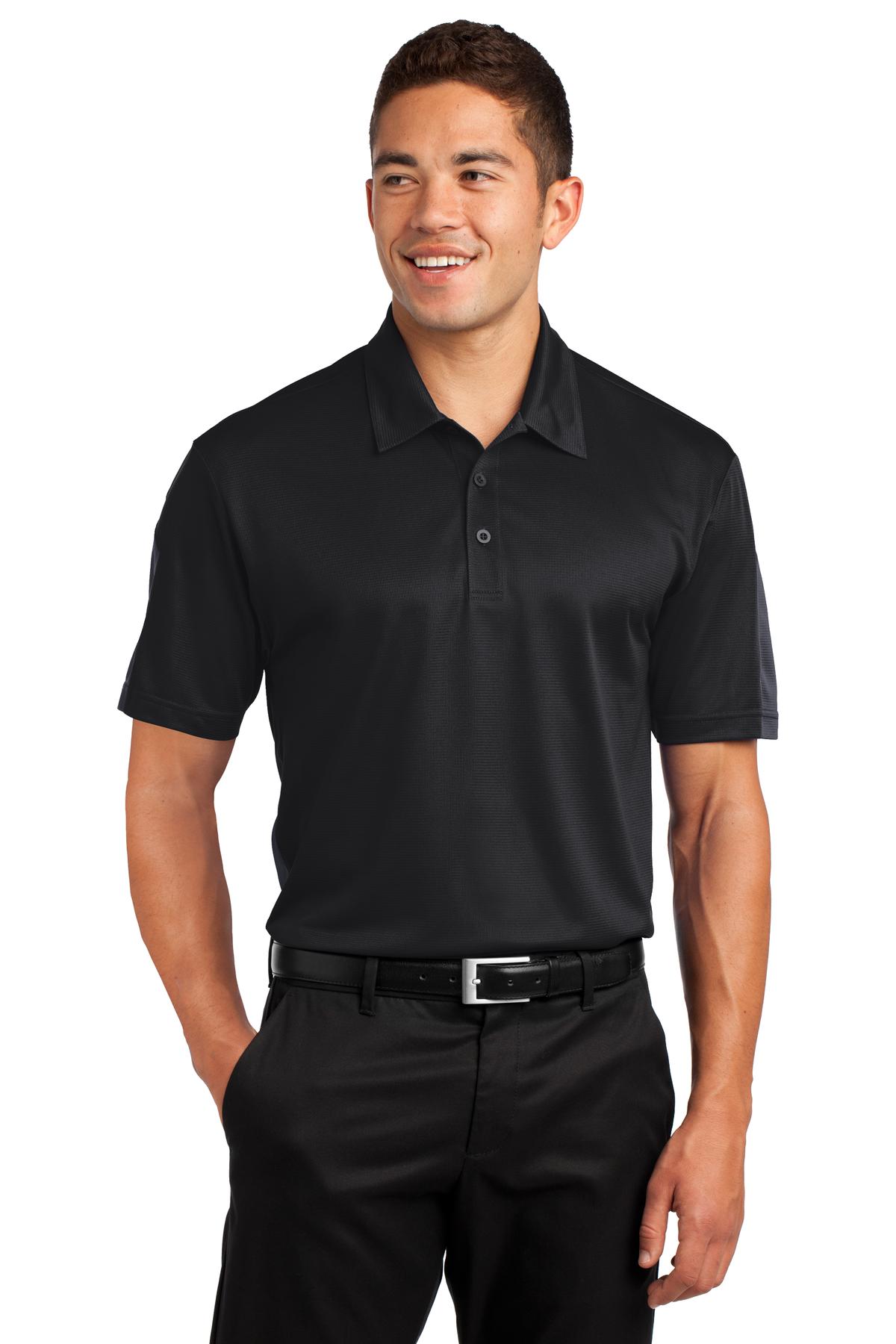 Sport-Tek PosiCharge® Active Textured Colorblock Polo. ST695