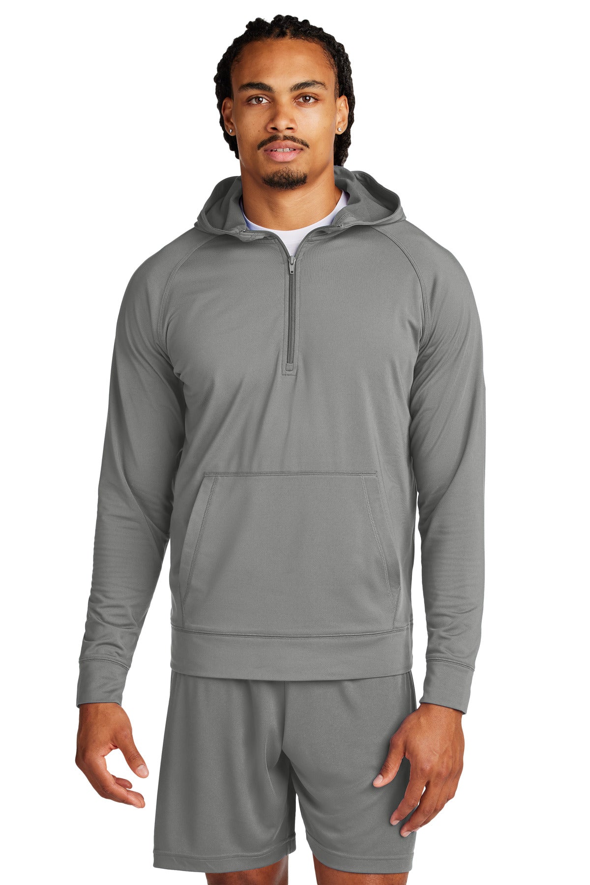 Sport-Tek Sport-Wick Stretch 1/2-Zip Hoodie ST856