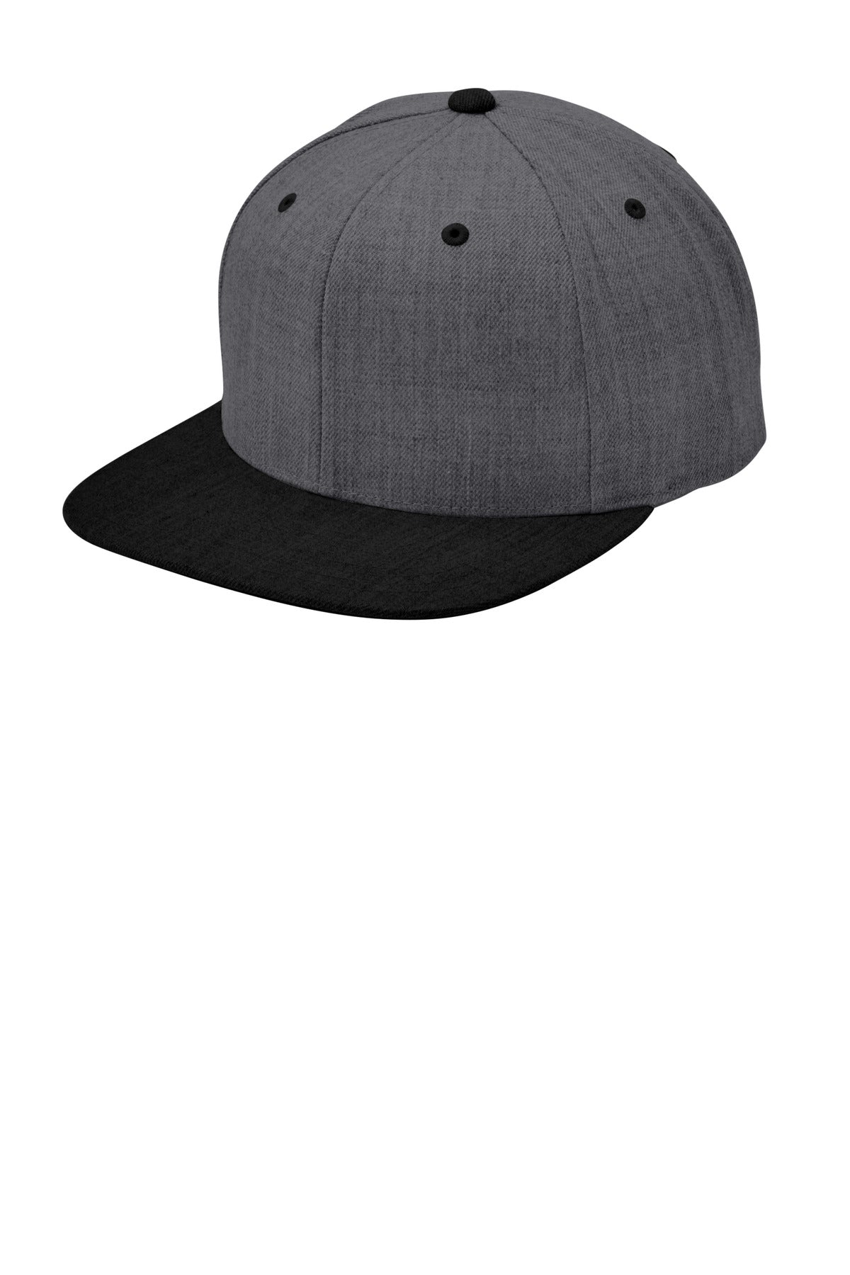 Sport-Tek Yupoong Flat Bill Snapback Cap. STC19