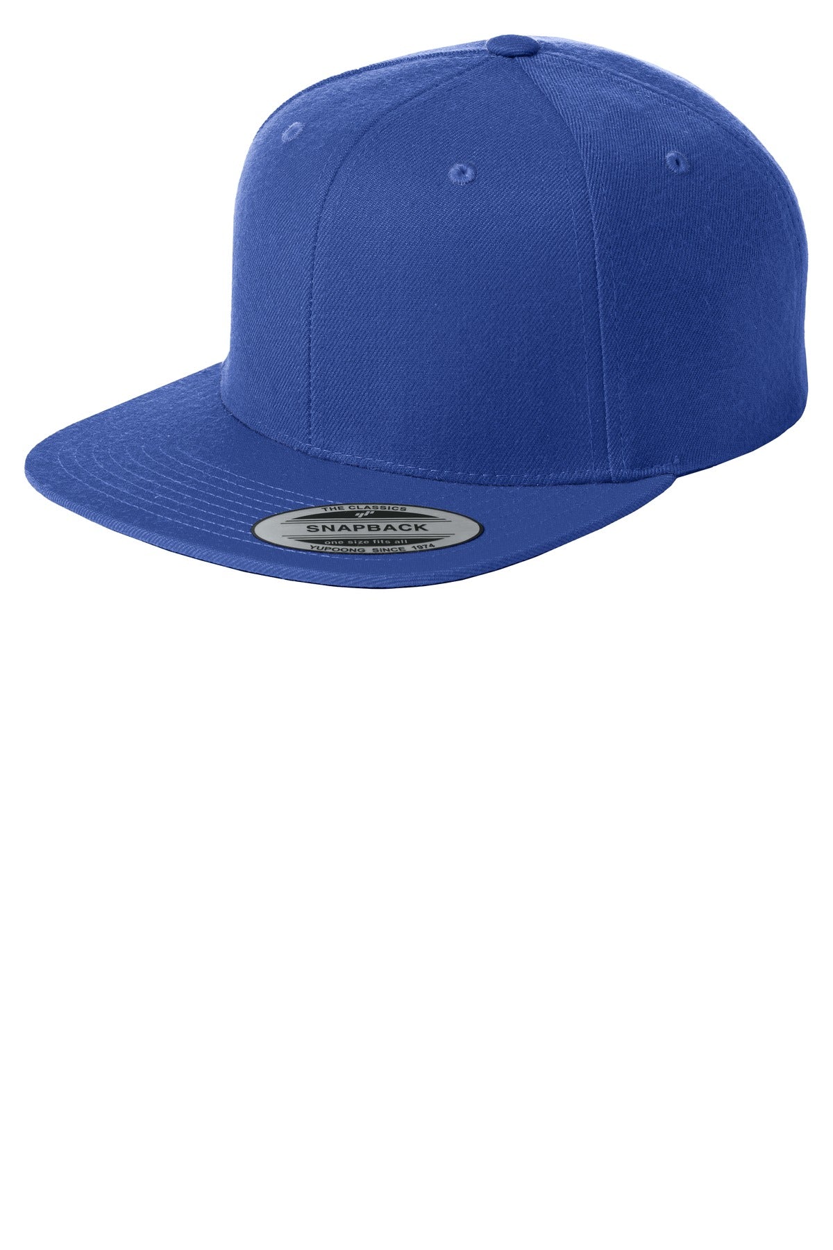 Sport-Tek Yupoong Flat Bill Snapback Cap. STC19