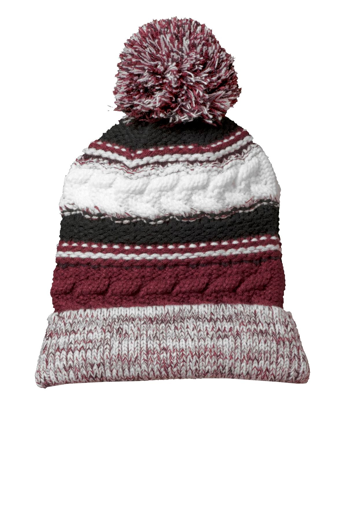 Sport-Tek Pom Pom Team Beanie. STC21