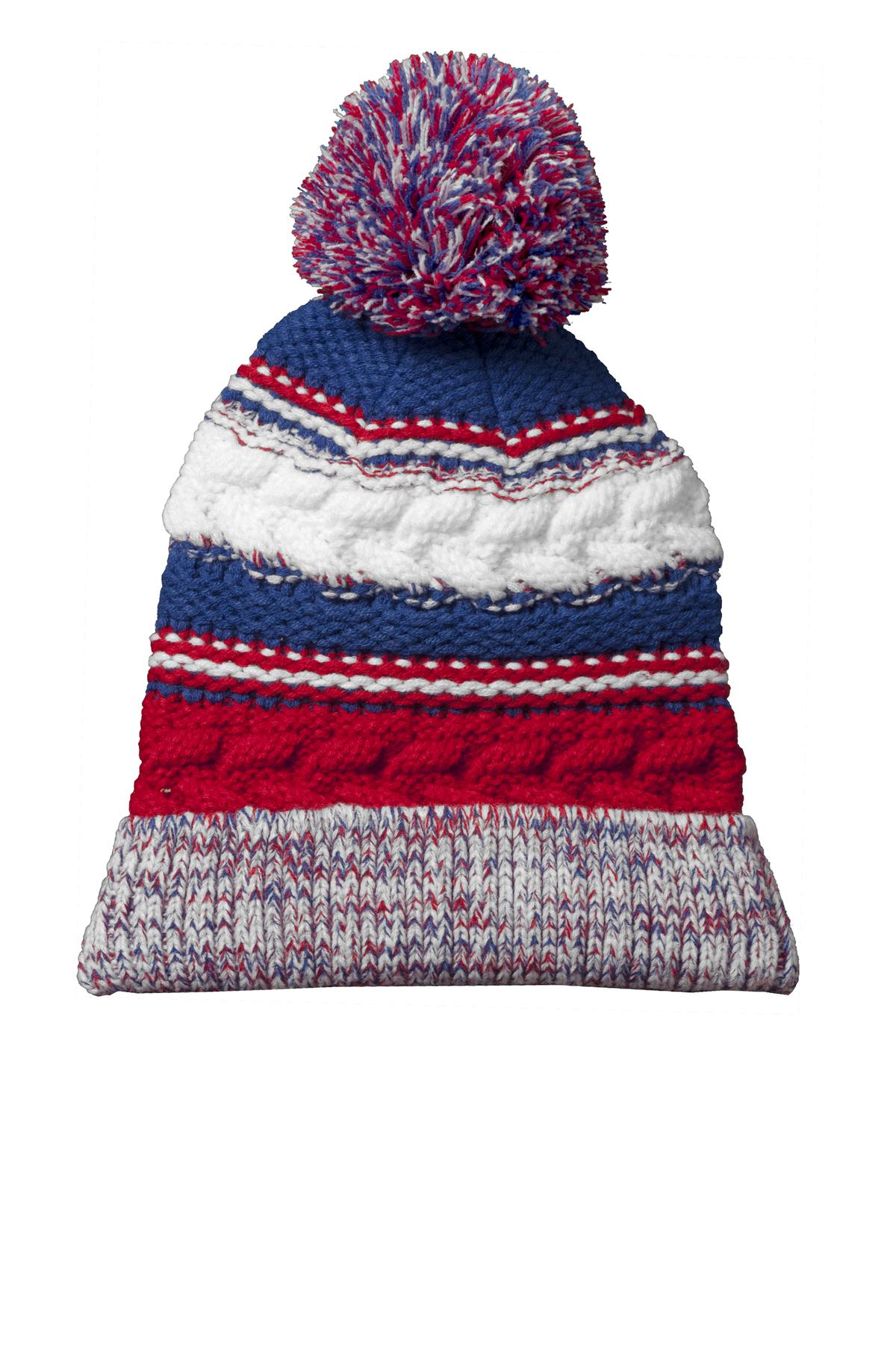 Sport-Tek Pom Pom Team Beanie. STC21