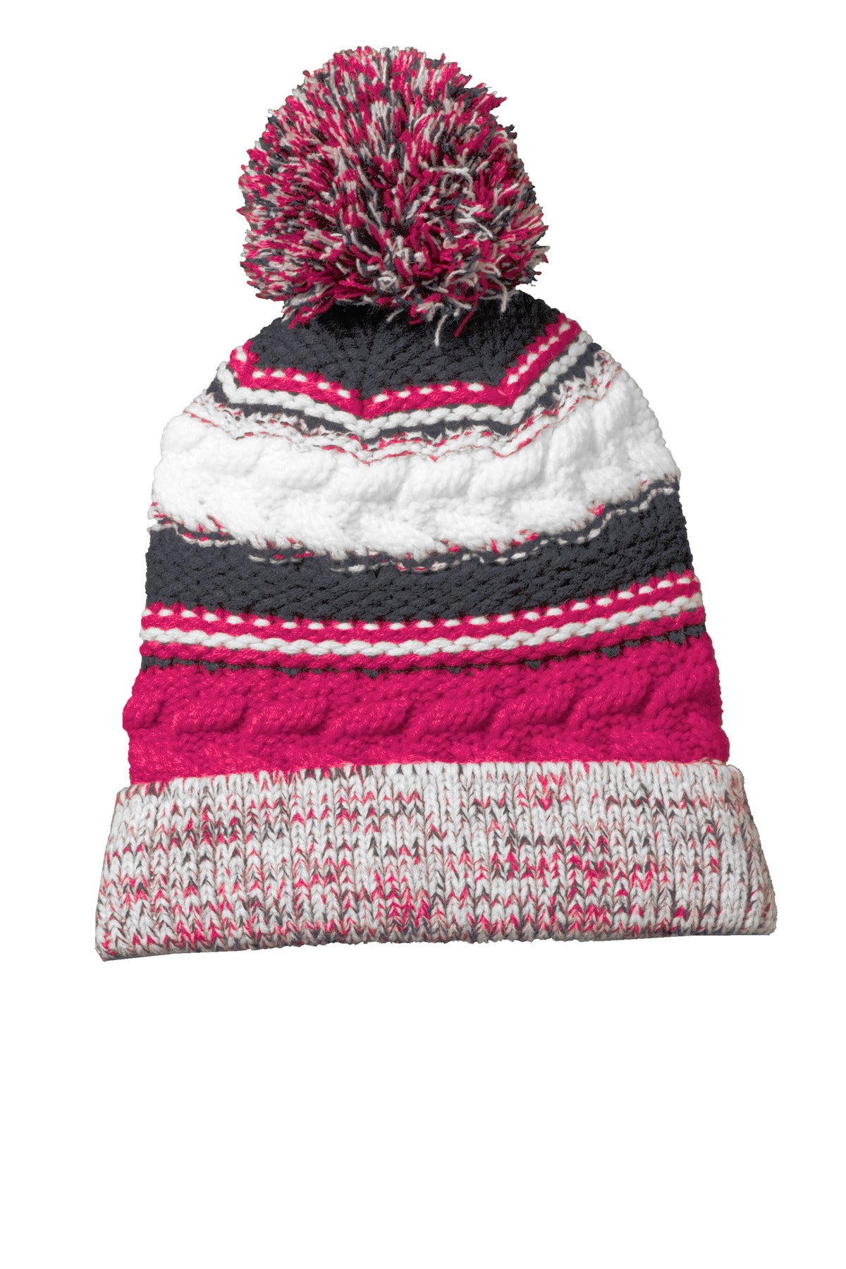 Sport-Tek Pom Pom Team Beanie. STC21