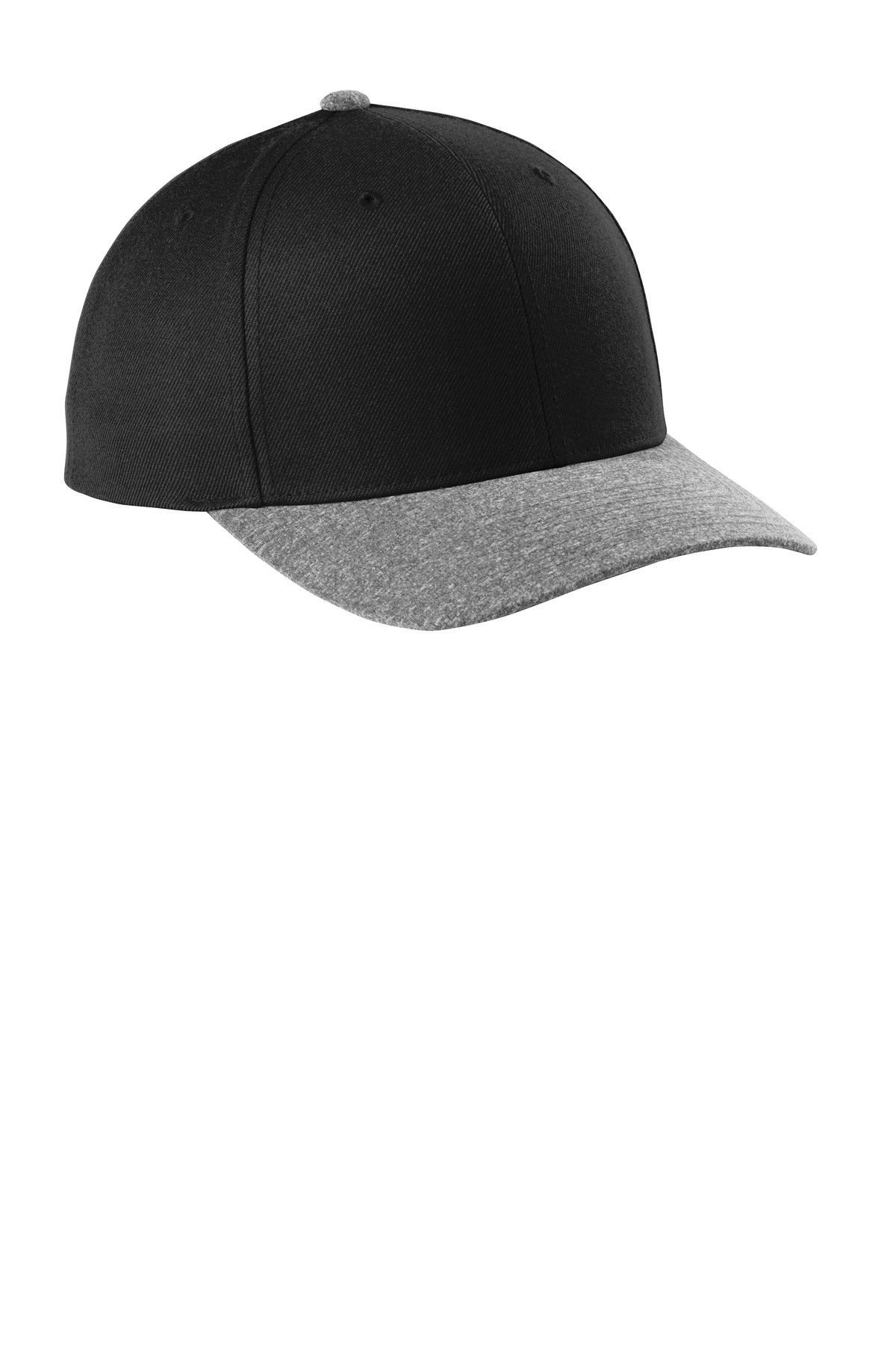 Sport-Tek Yupoong Curve Bill Snapback Cap. STC43