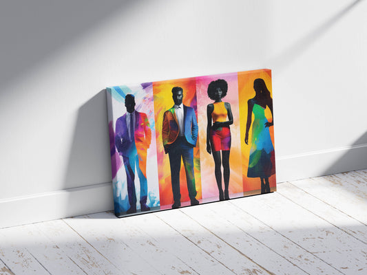 Silhouette Spectrum- Dance of Colors