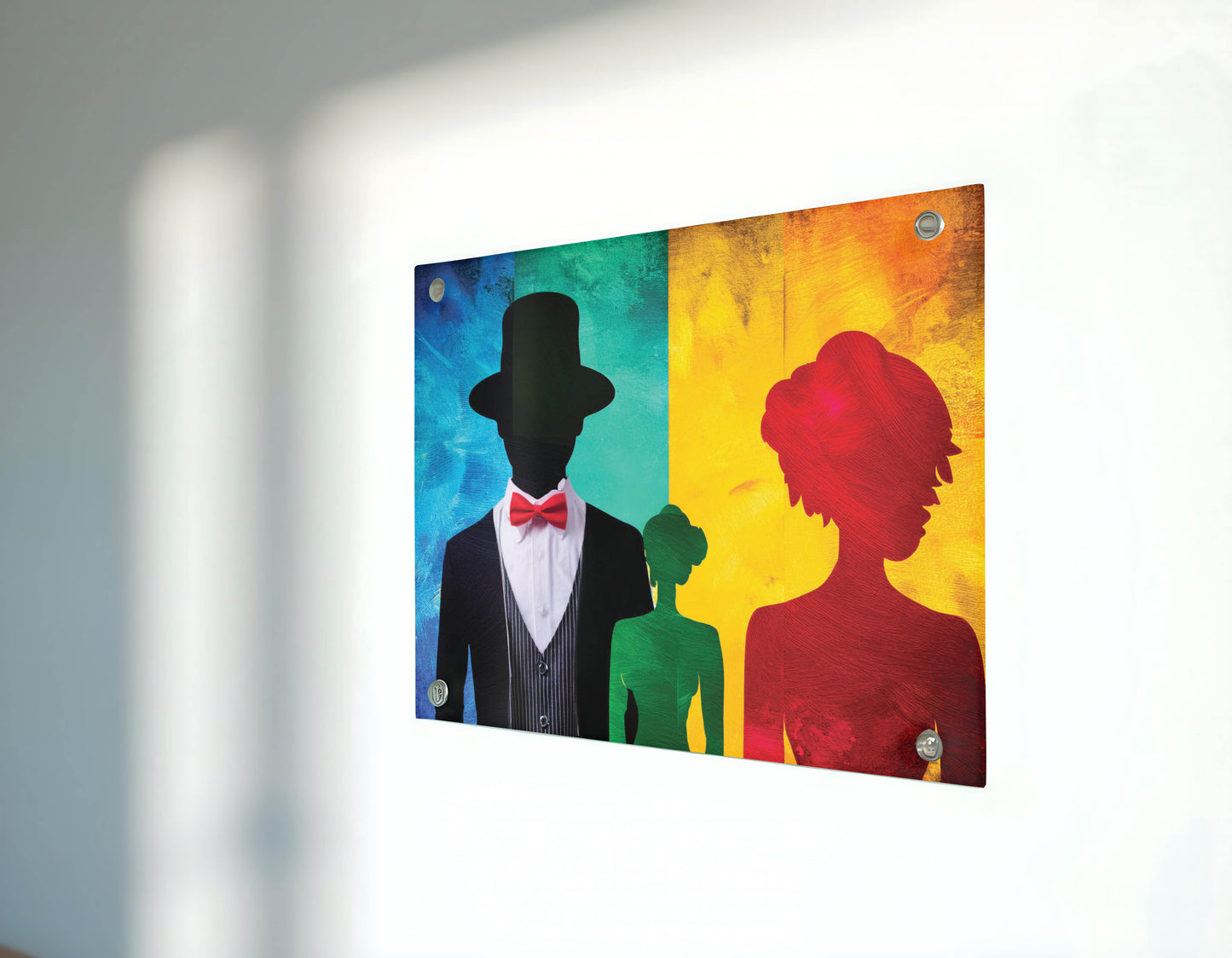 Silhouette Spectrum- Vibrant Reflections