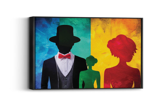 Silhouette Spectrum- Vibrant Reflections