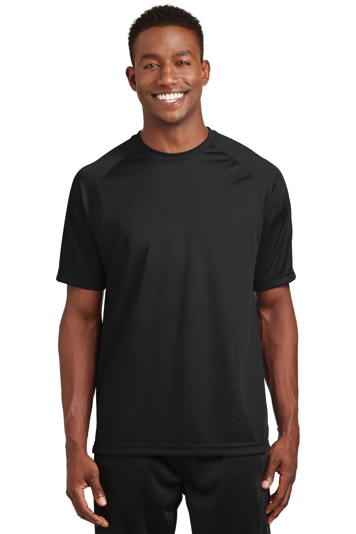 Sport-Tek Dry Zone® Short Sleeve Raglan T-Shirt. T473