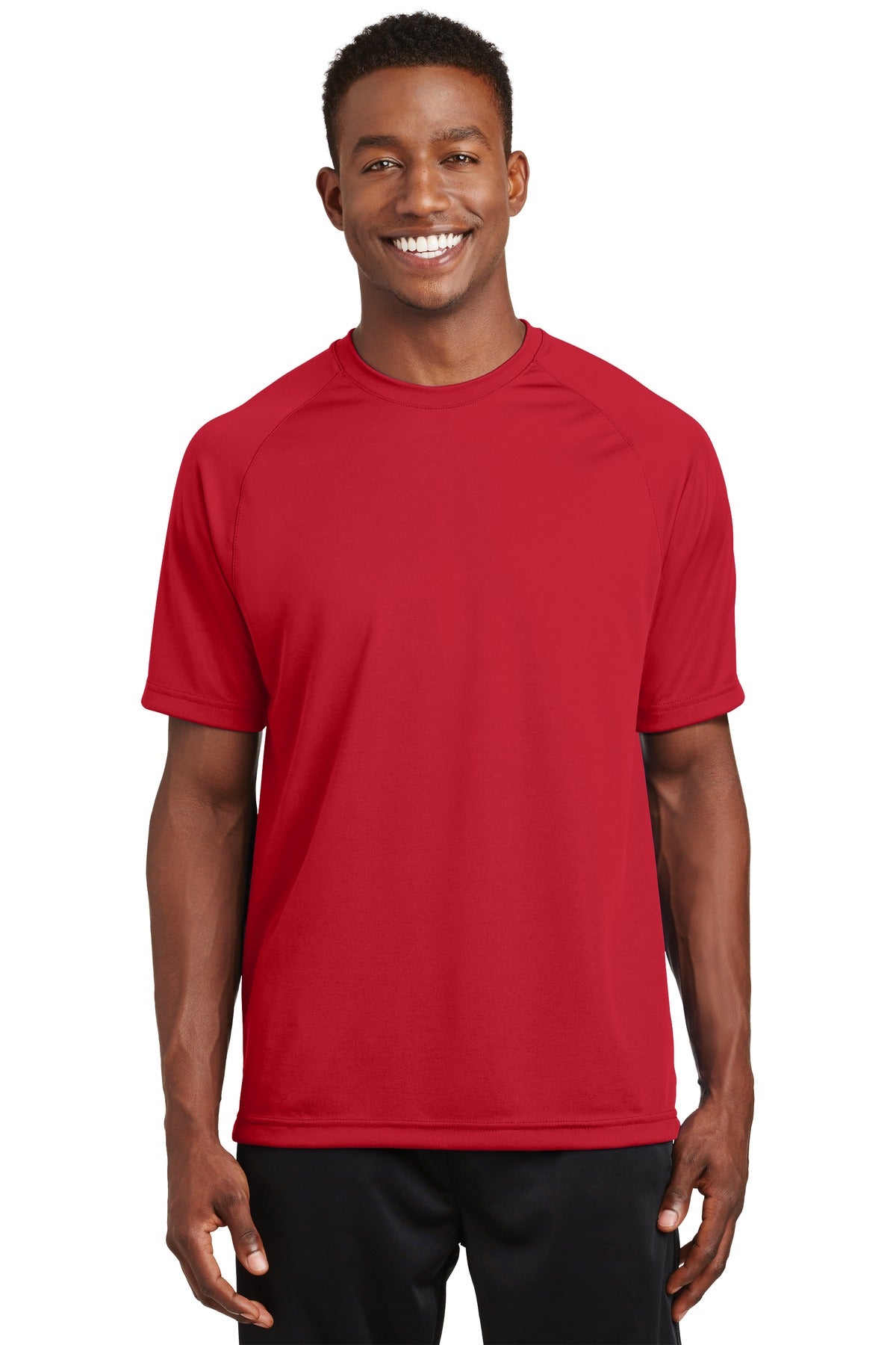 Sport-Tek Dry Zone® Short Sleeve Raglan T-Shirt. T473