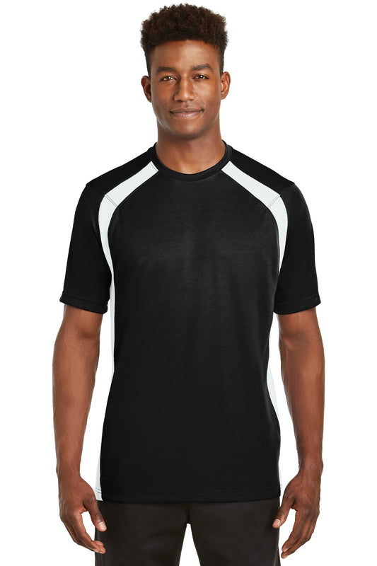 Sport-Tek Dry Zone® Colorblock Crew. T478