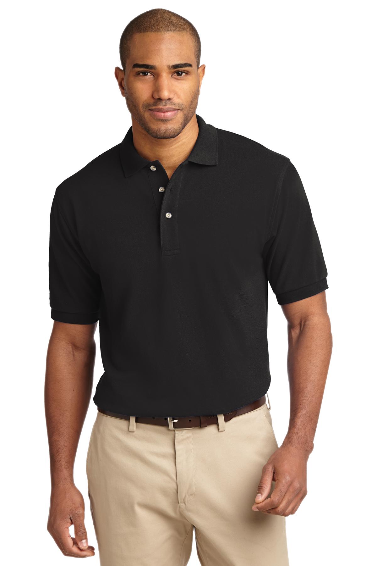 Port Authority Tall Heavyweight Cotton Pique Polo.  TLK420