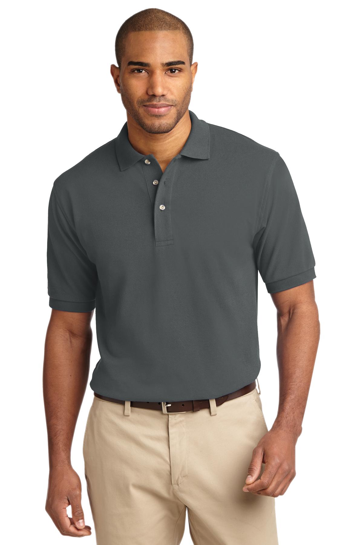 Port Authority Tall Heavyweight Cotton Pique Polo.  TLK420