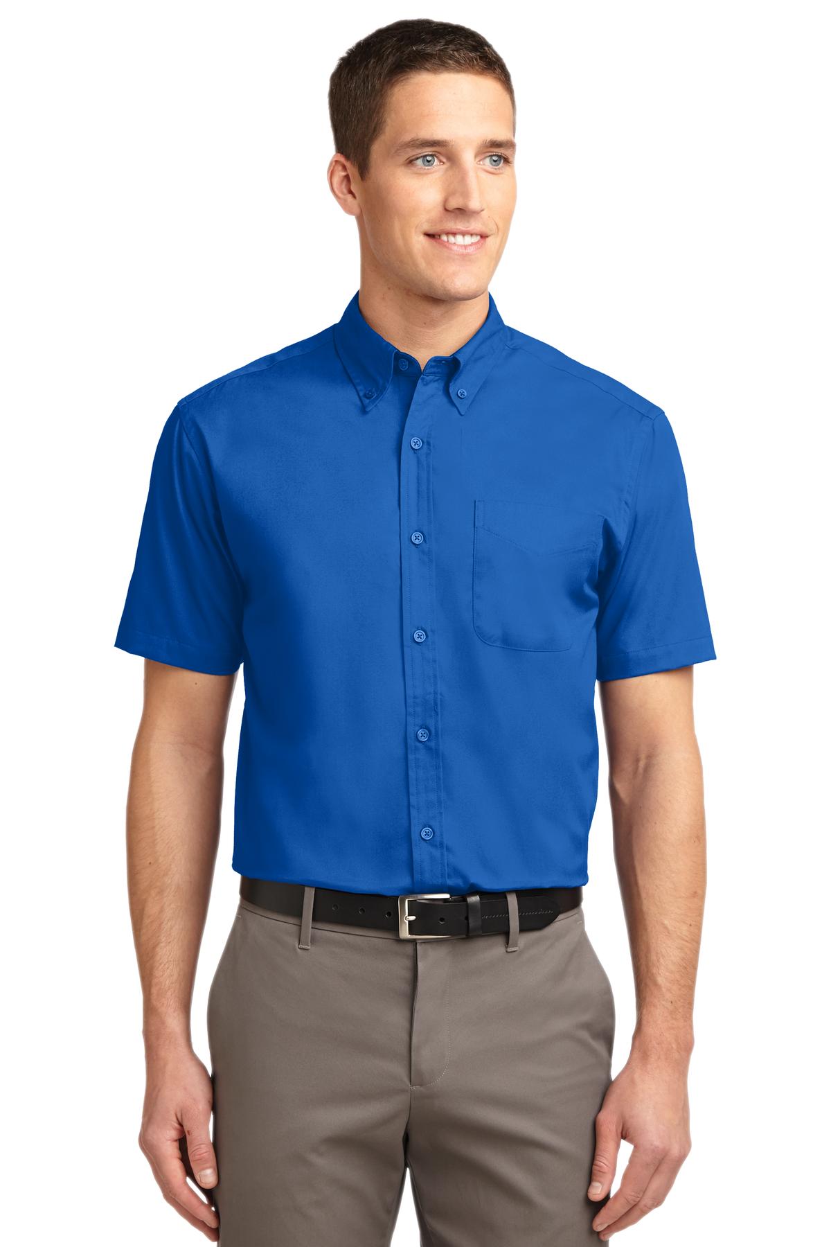 Port Authority Tall Short Sleeve Easy Care Shirt. TLS508