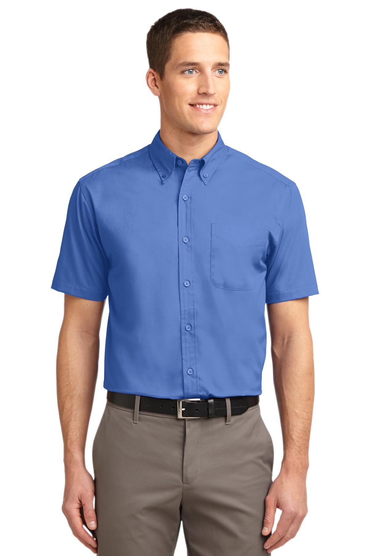 Port Authority Tall Short Sleeve Easy Care Shirt. TLS508