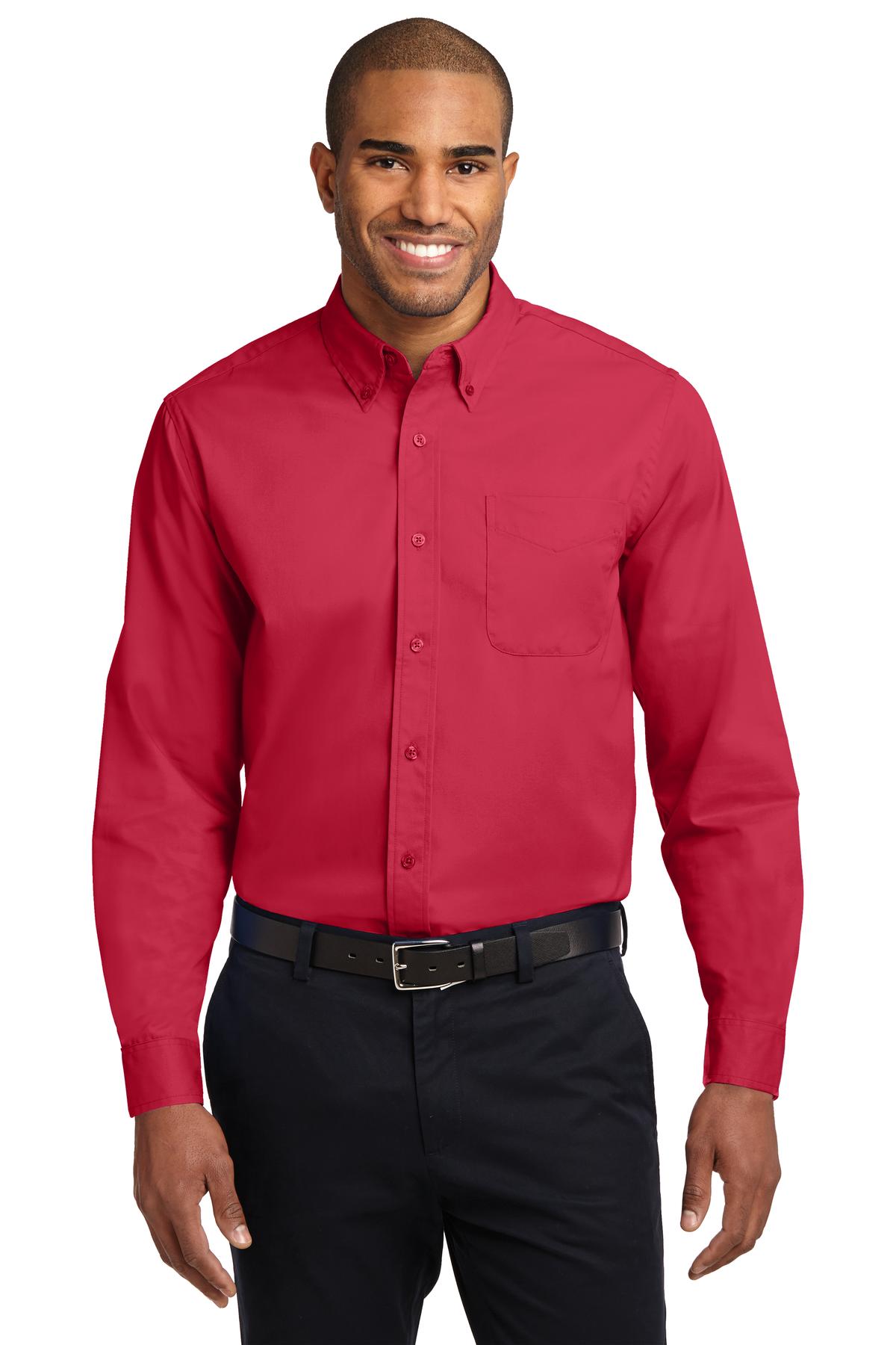 Port Authority Tall Long Sleeve Easy Care Shirt.  TLS608