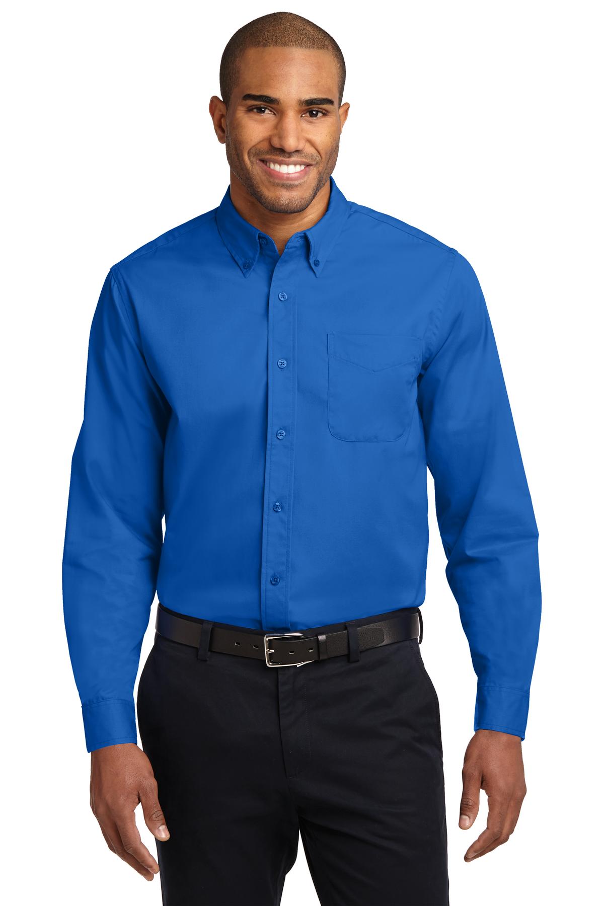 Port Authority Tall Long Sleeve Easy Care Shirt.  TLS608