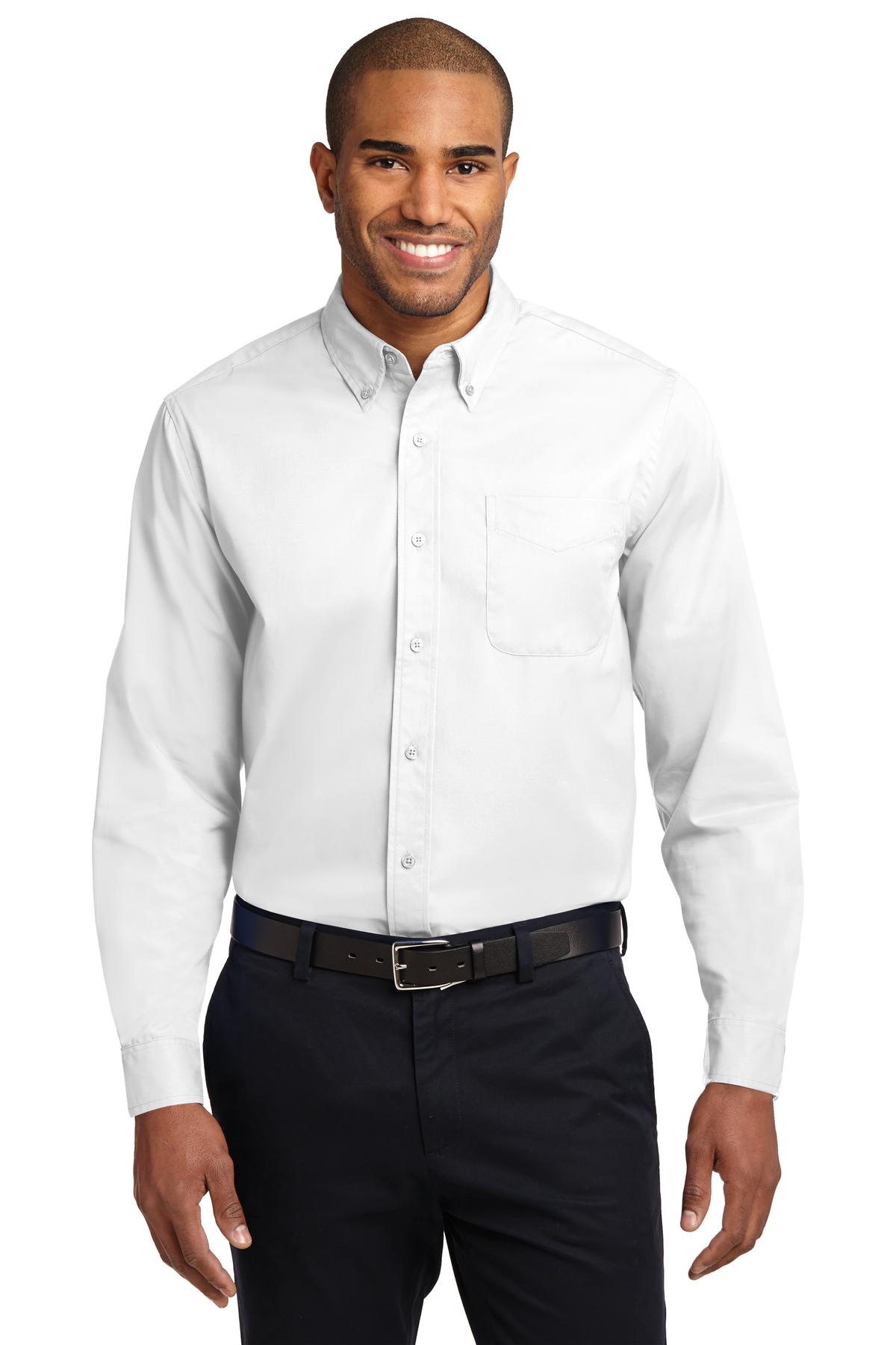 Port Authority Tall Long Sleeve Easy Care Shirt.  TLS608