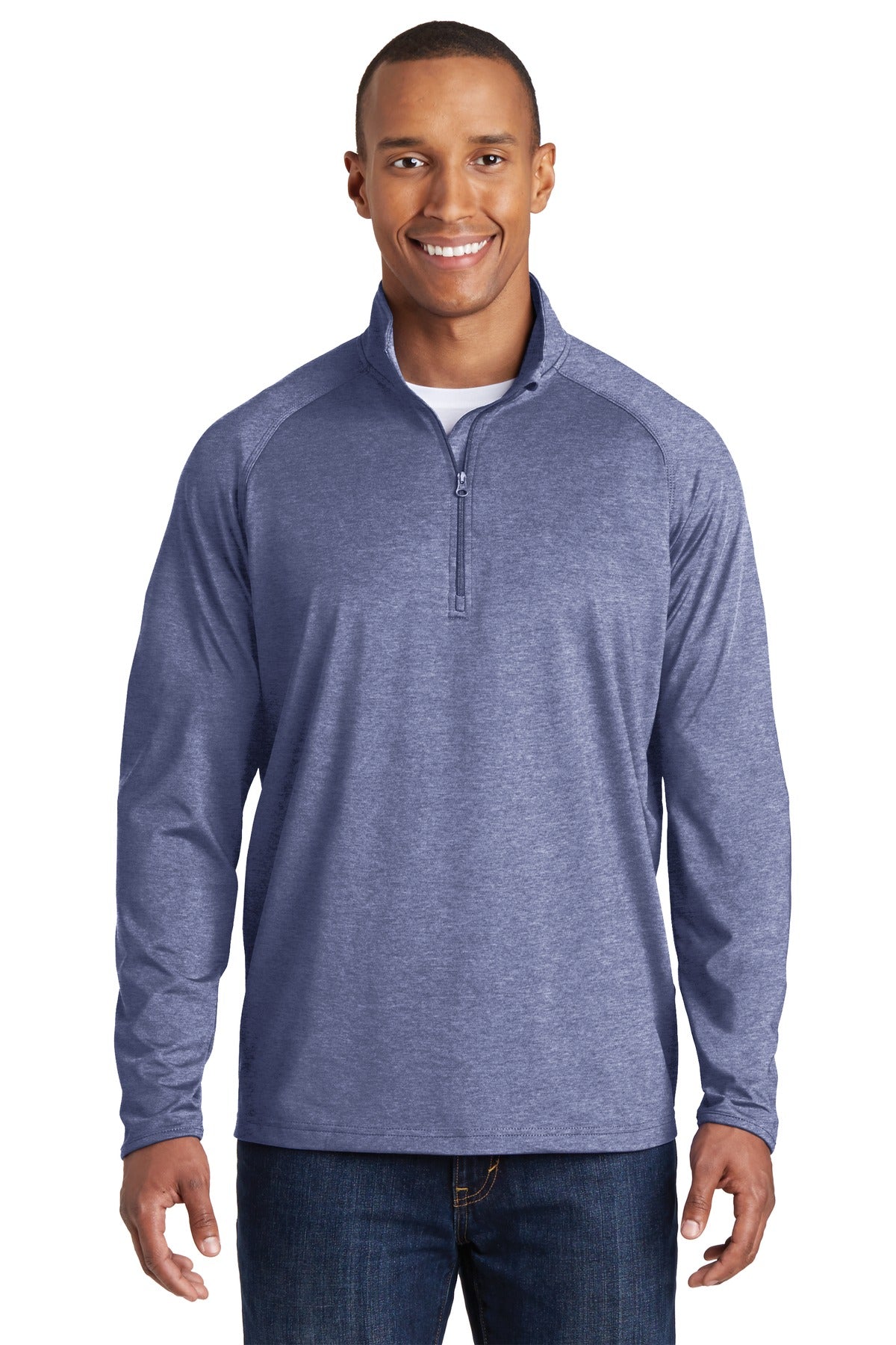 Sport-Tek Tall Sport-Wick Stretch 1/4-Zip Pullover. TST850