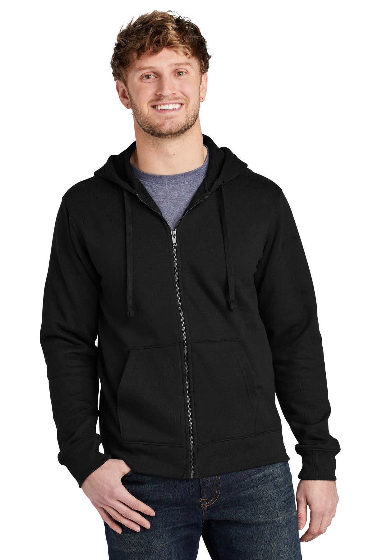 Volunteer Knitwear Chore Fleece Full-Zip Hoodie VL130ZH