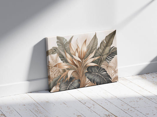 Tropical Canvas: Botanical Jungle Whispers