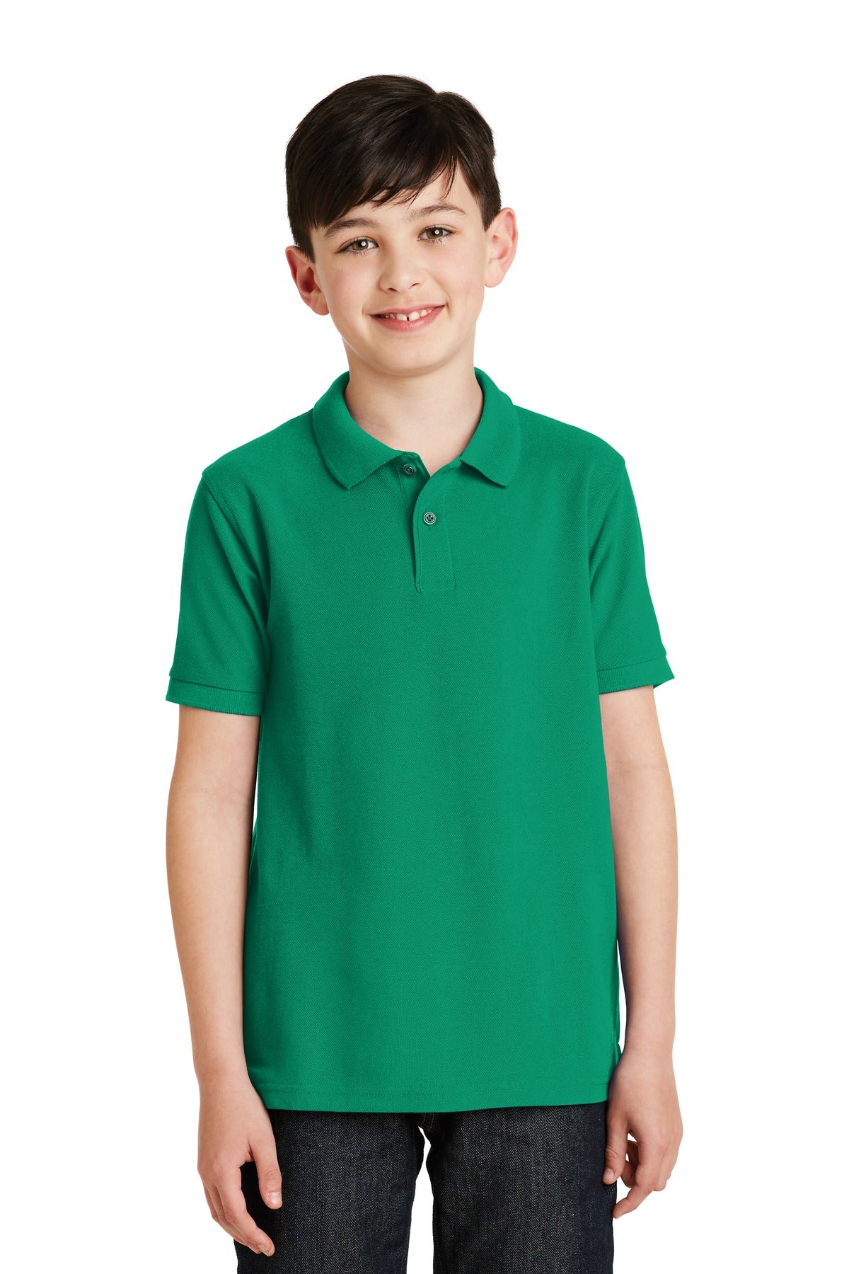 Port Authority Youth Silk Touch Polo.  Y500