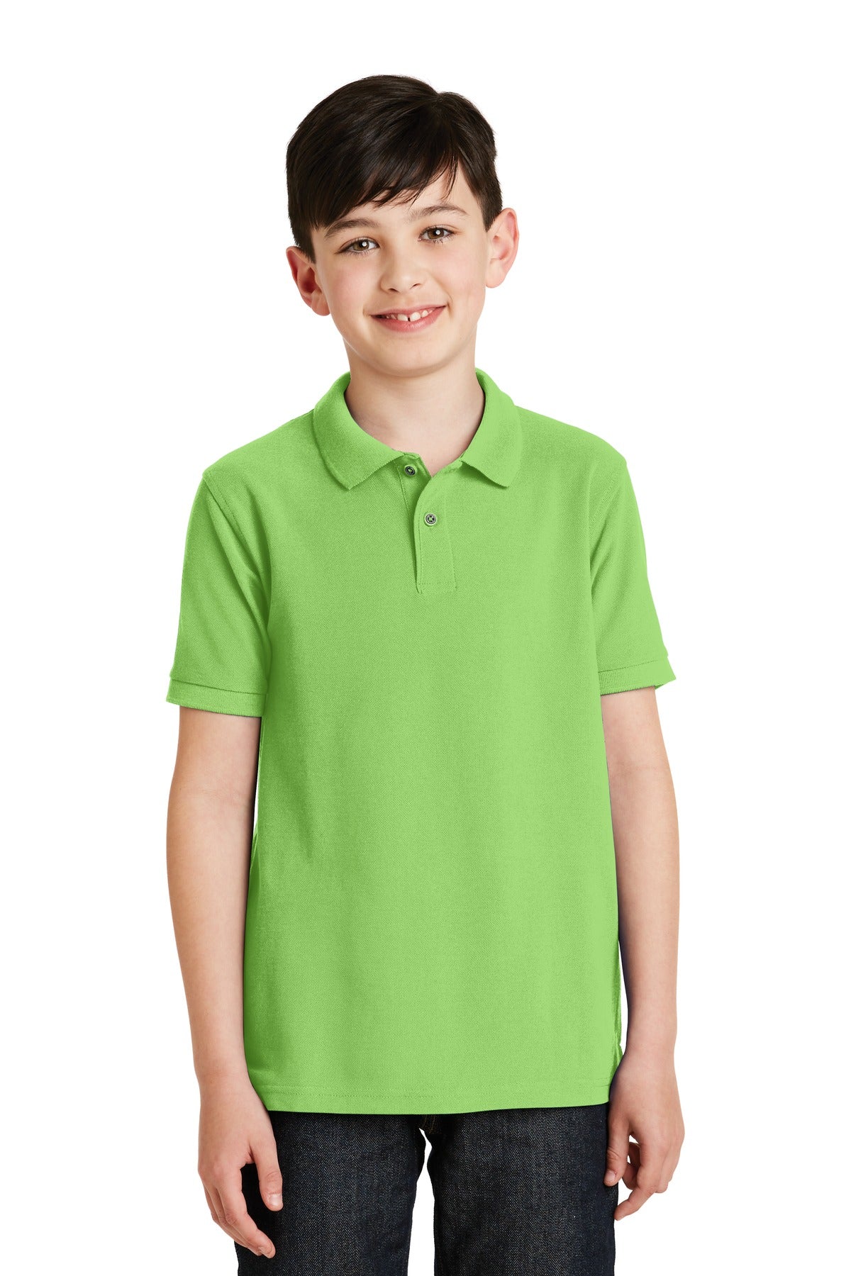 Port Authority Youth Silk Touch Polo.  Y500