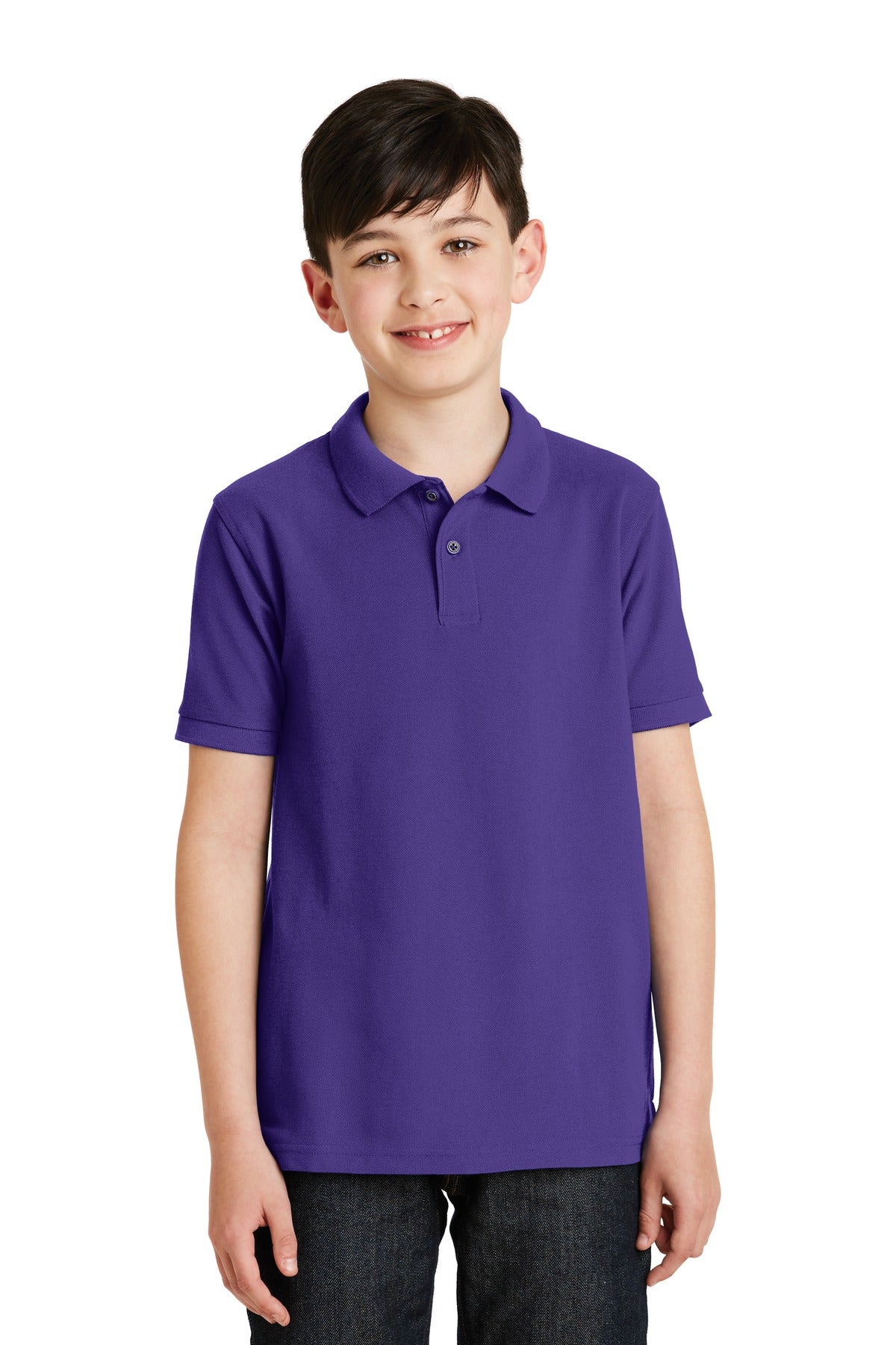 Port Authority Youth Silk Touch Polo.  Y500