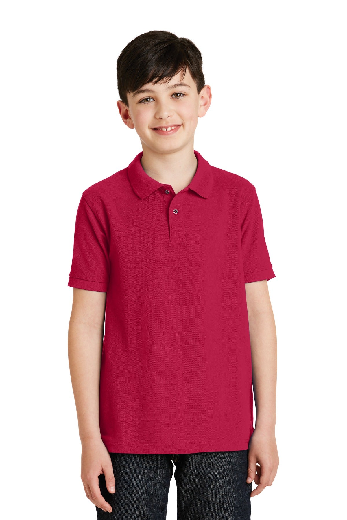 Port Authority Youth Silk Touch Polo.  Y500