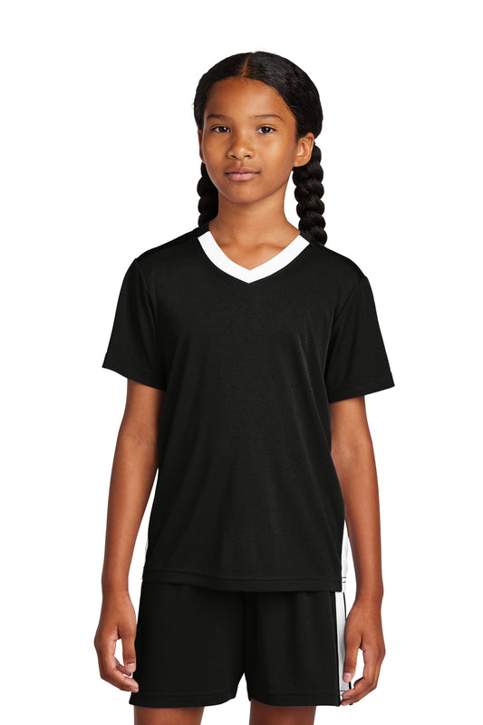 Sport-Tek Youth Competitor United V-Neck YST101