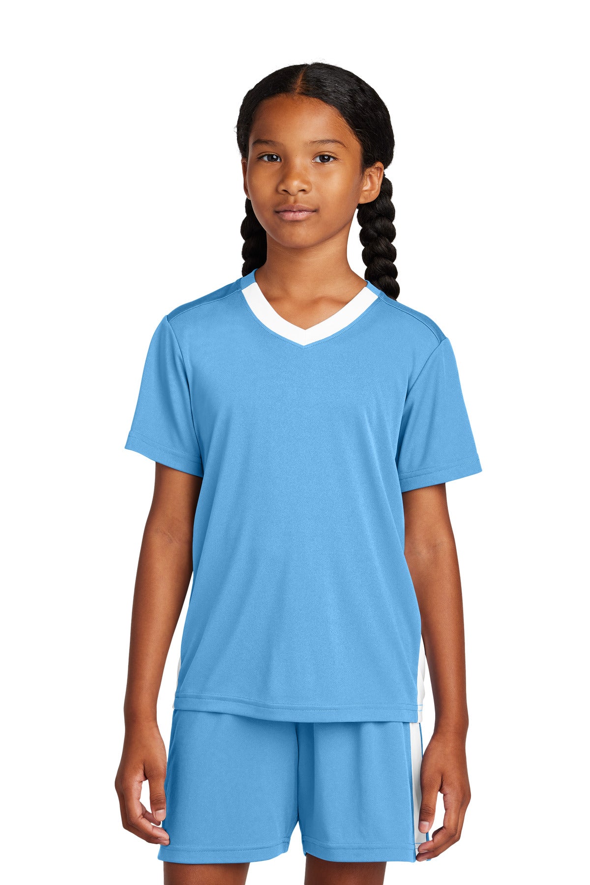 Sport-Tek Youth Competitor United V-Neck YST101