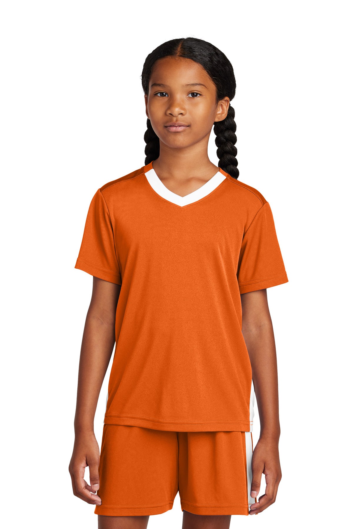 Sport-Tek Youth Competitor United V-Neck YST101