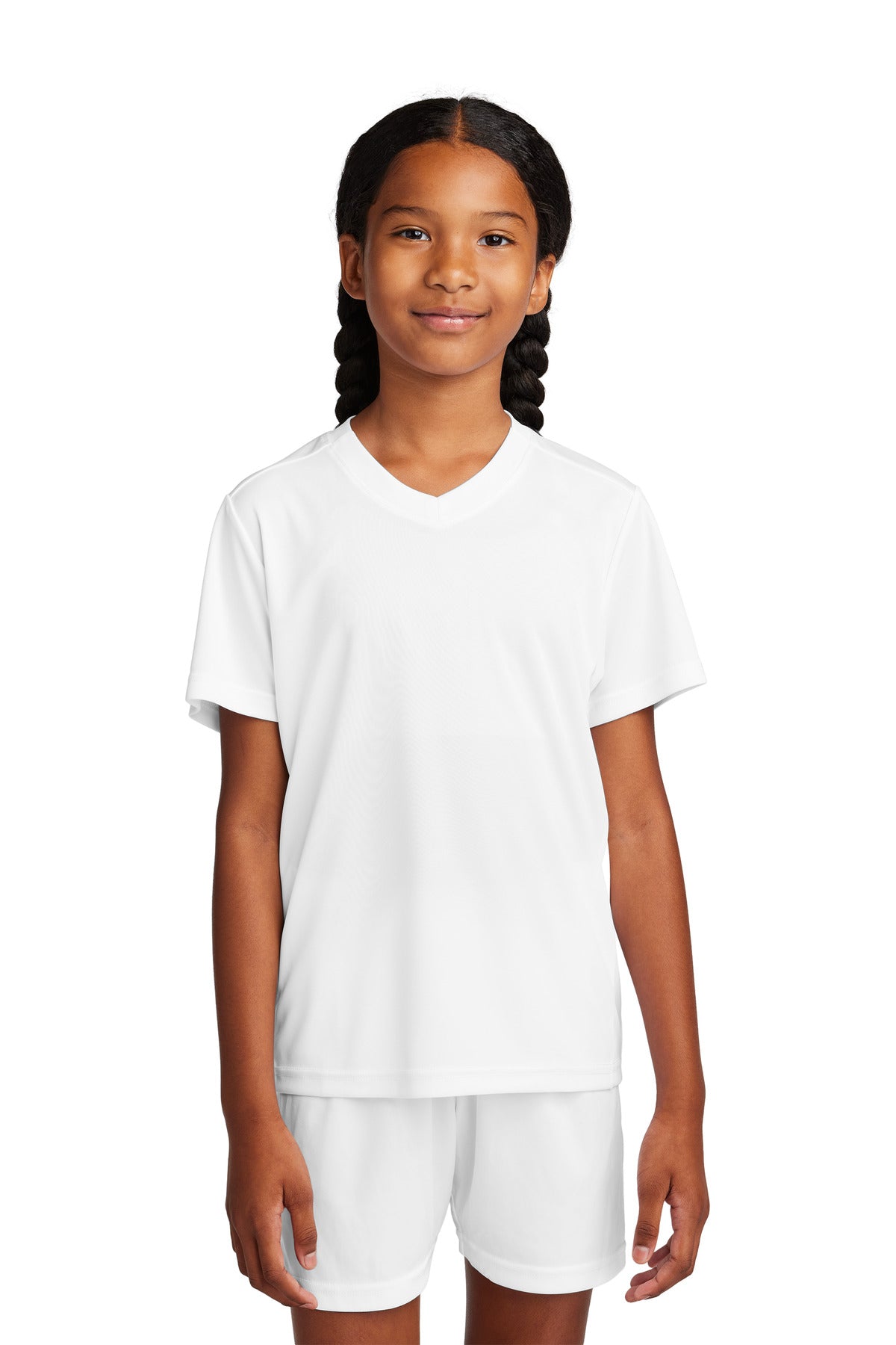 Sport-Tek Youth Competitor United V-Neck YST101