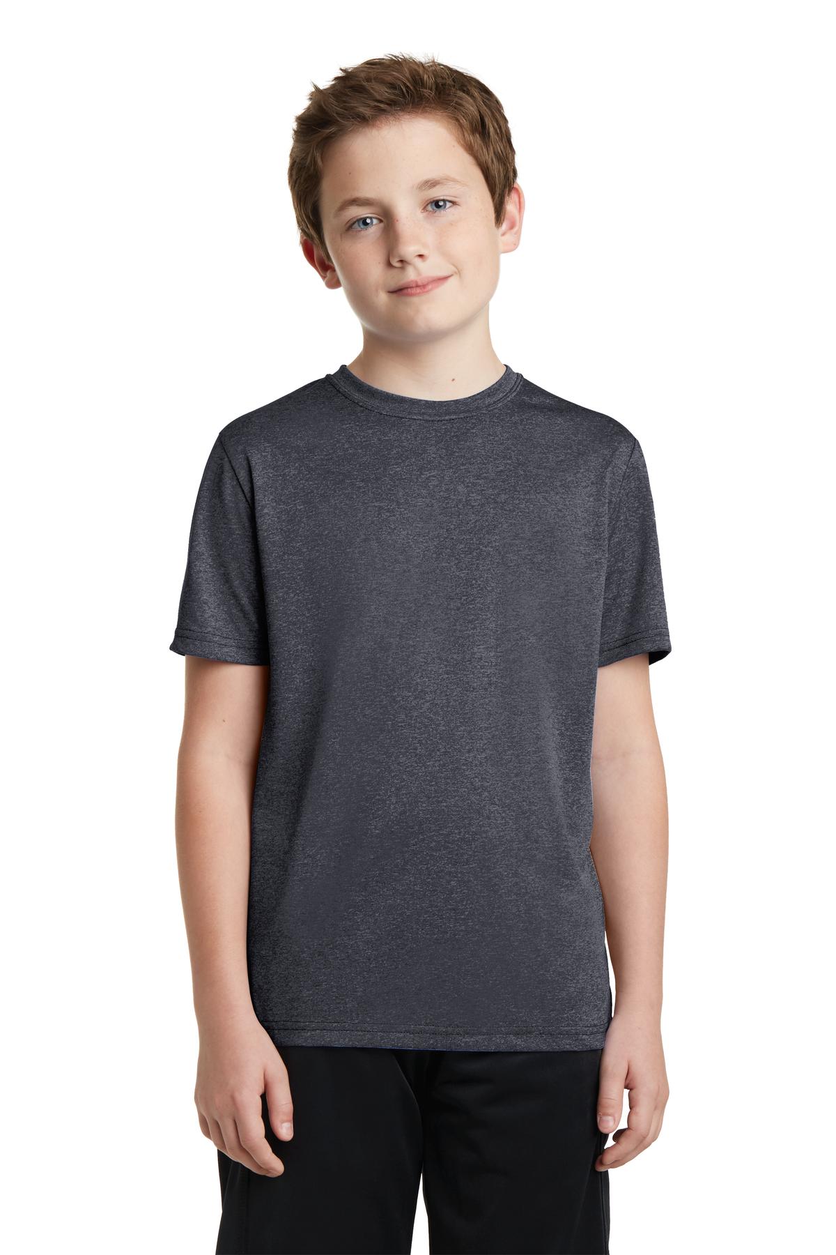 Sport-Tek Youth Heather Contender Tee. YST360