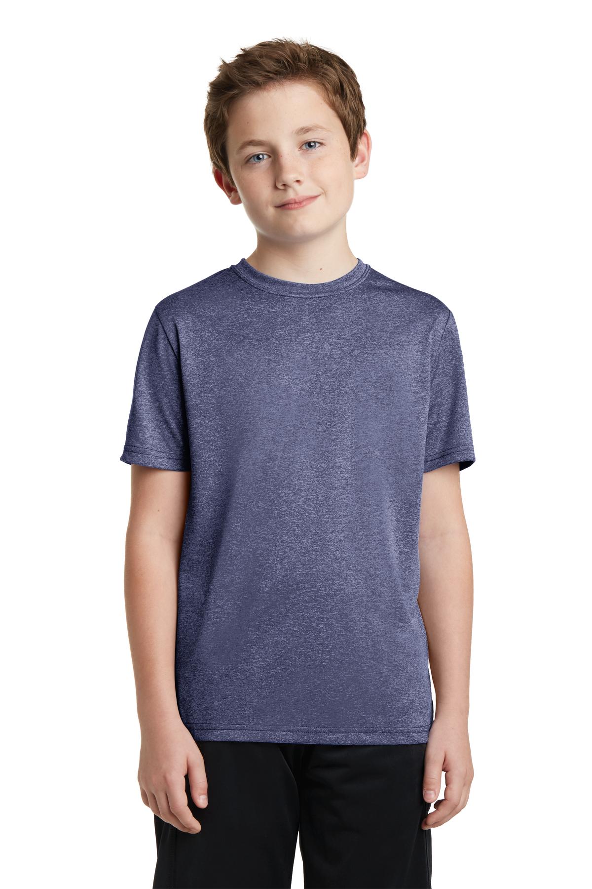 Sport-Tek Youth Heather Contender Tee. YST360