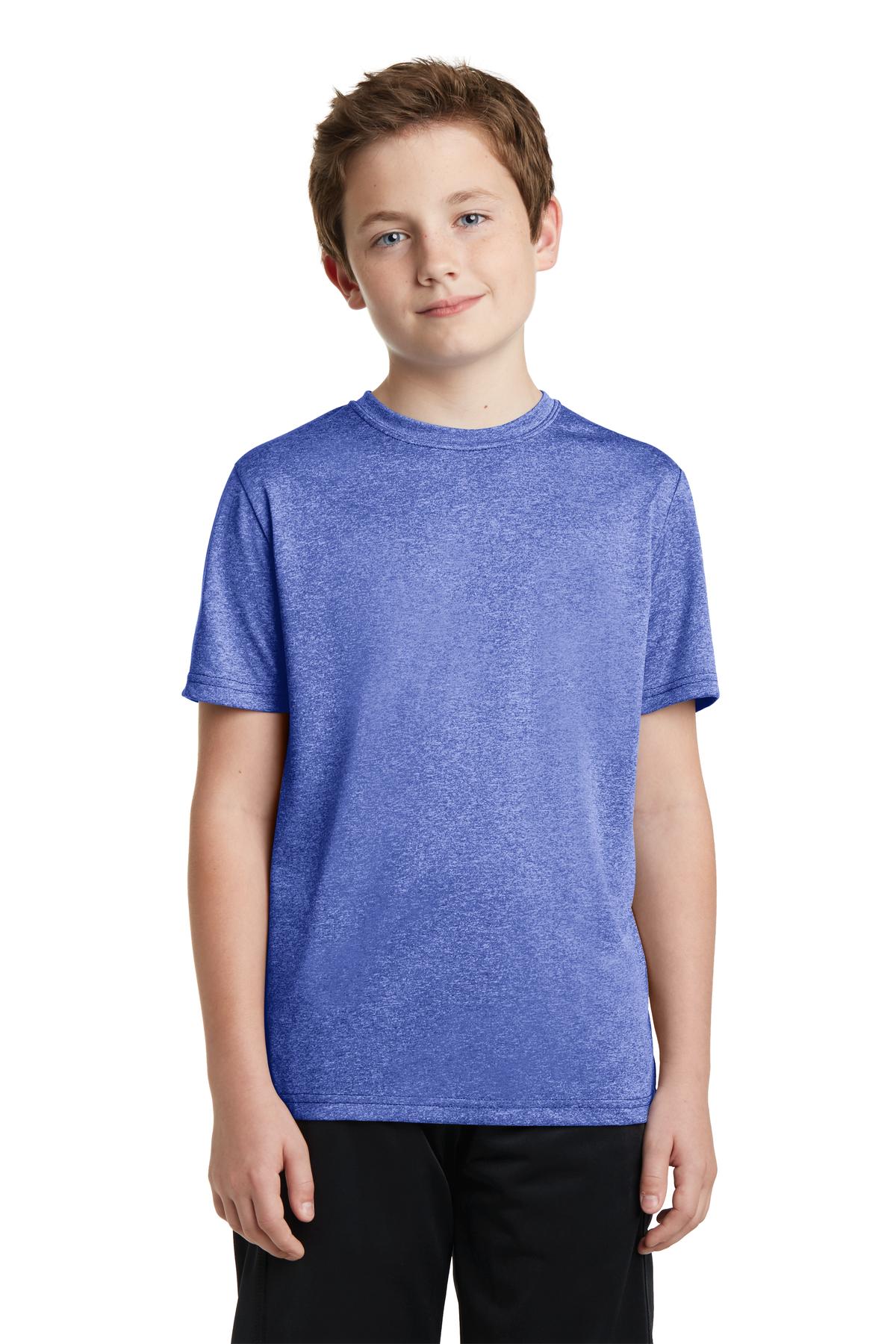 Sport-Tek Youth Heather Contender Tee. YST360