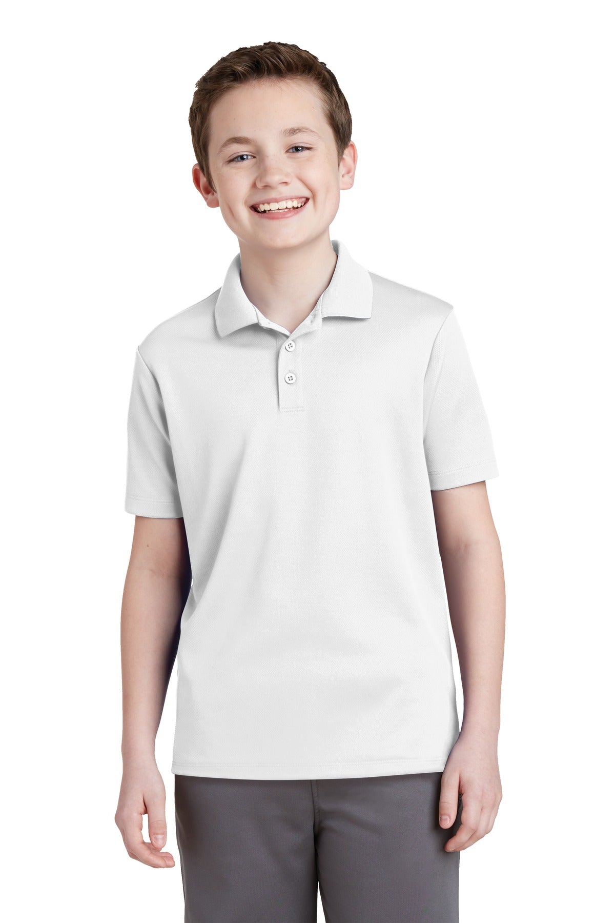 Sport-Tek Youth PosiCharge RacerMesh Polo. YST640