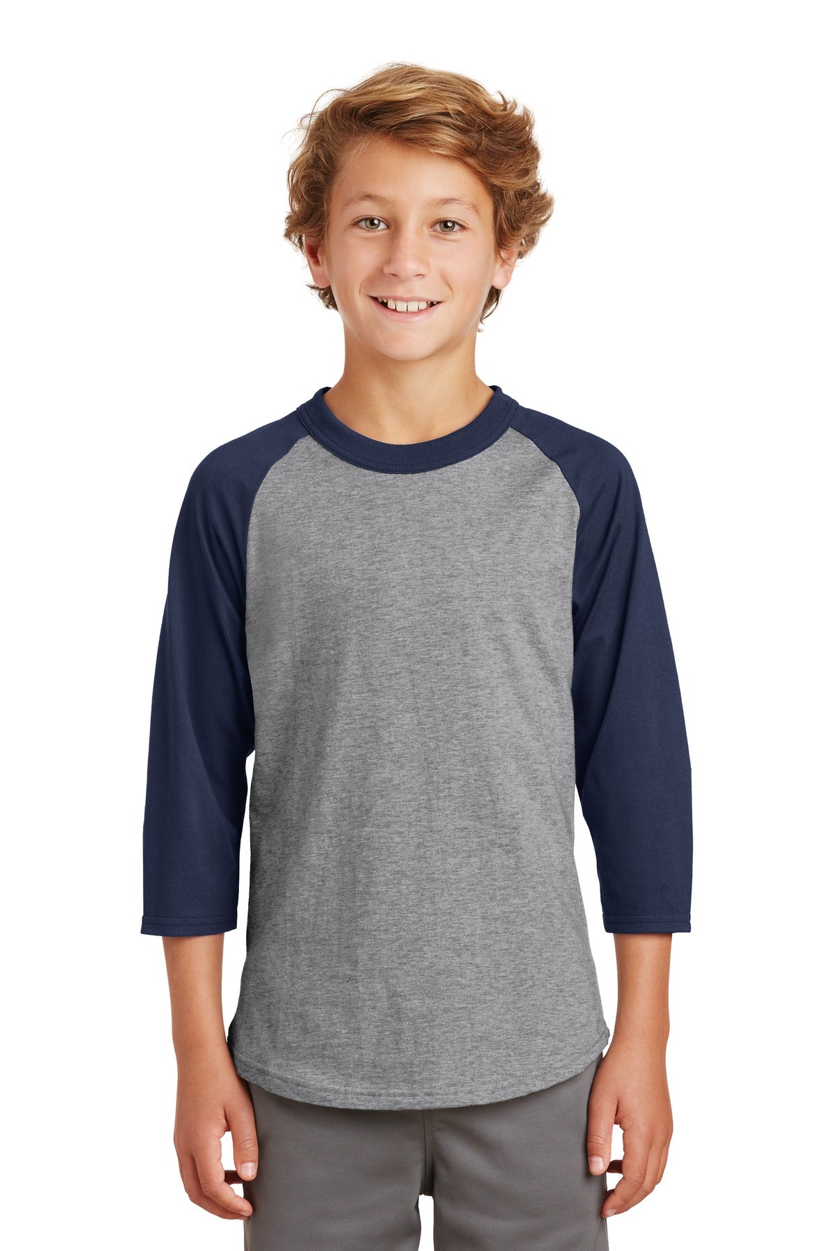 Sport-Tek Youth Colorblock Raglan Jersey.  YT200